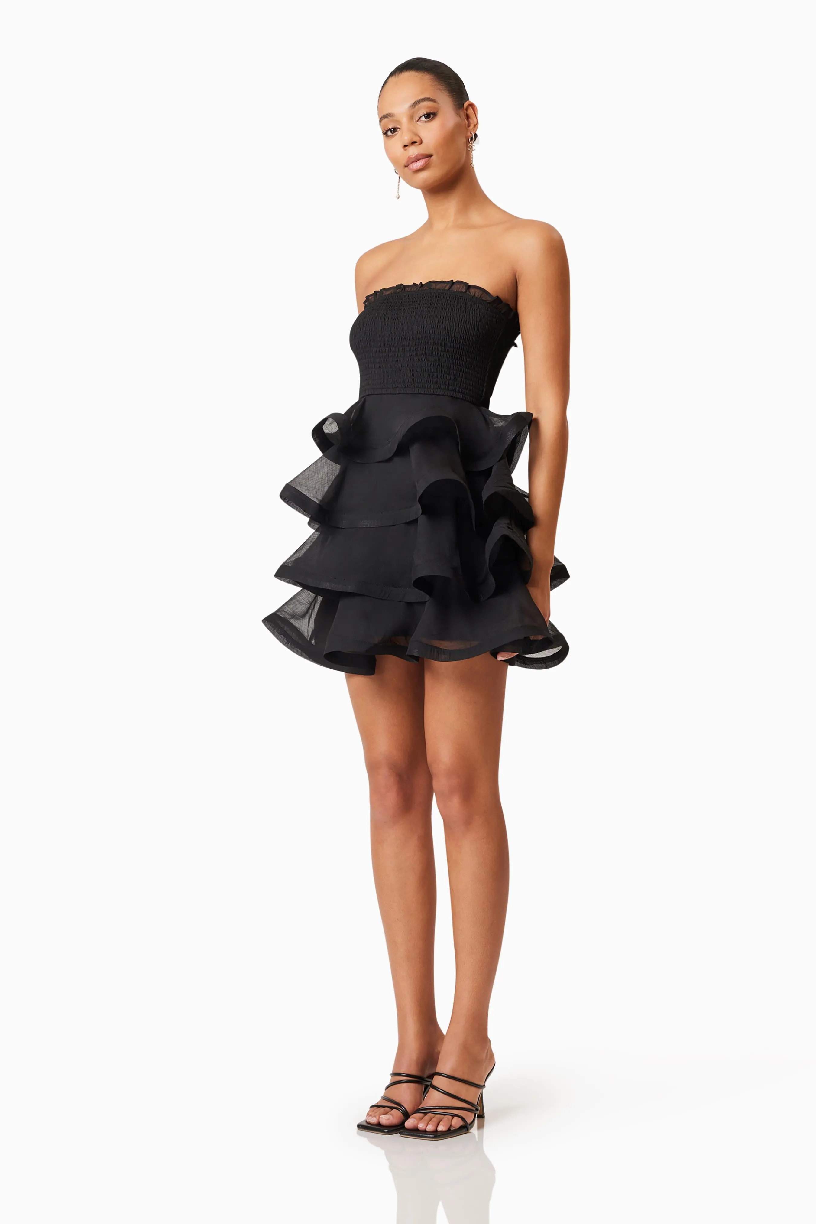 Louise Strapless Mini Dress In Black sold by Elliatt product image thumbnail 2