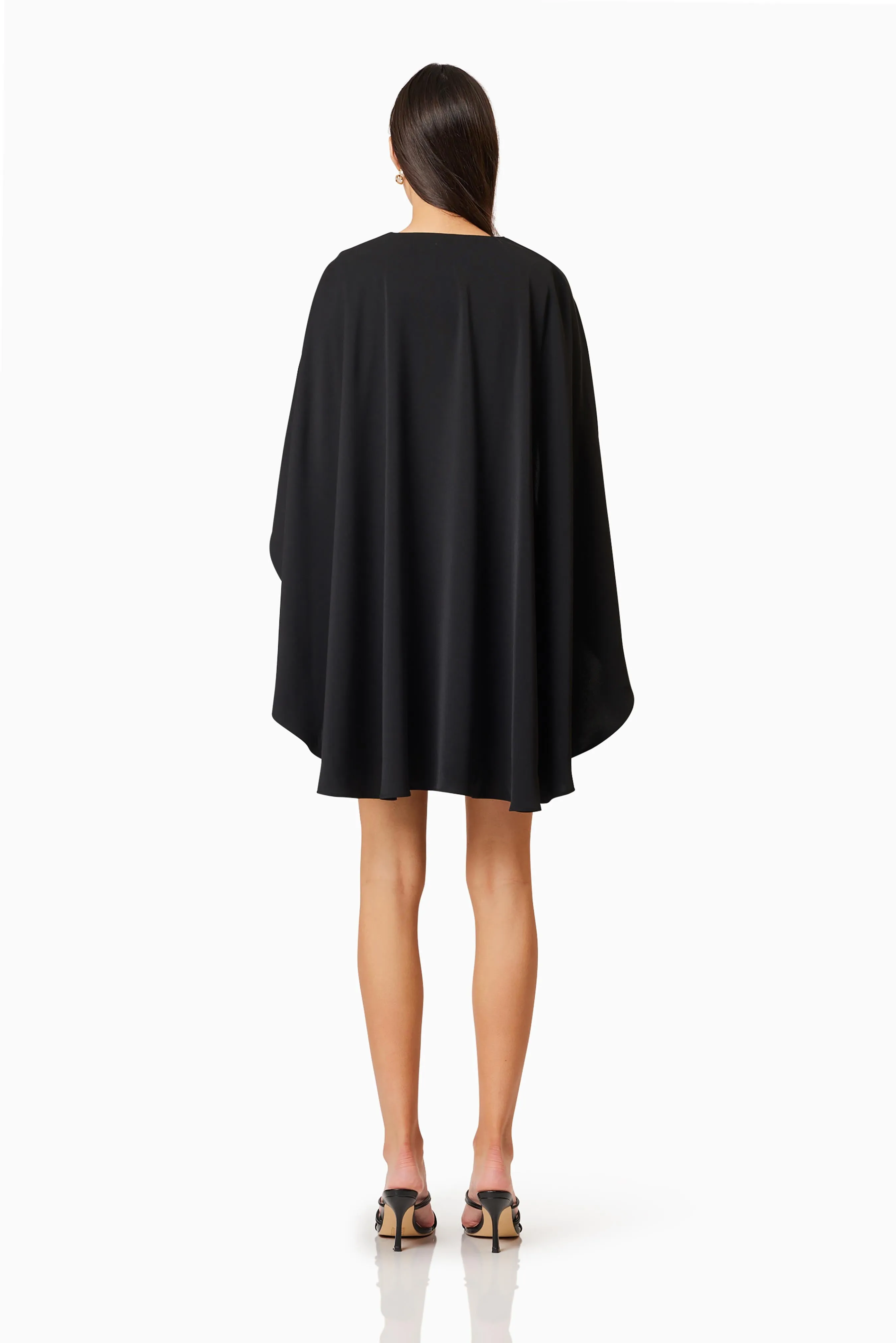 Lilydale Cape Mini Dress In Black sold by Elliatt product image thumbnail 4