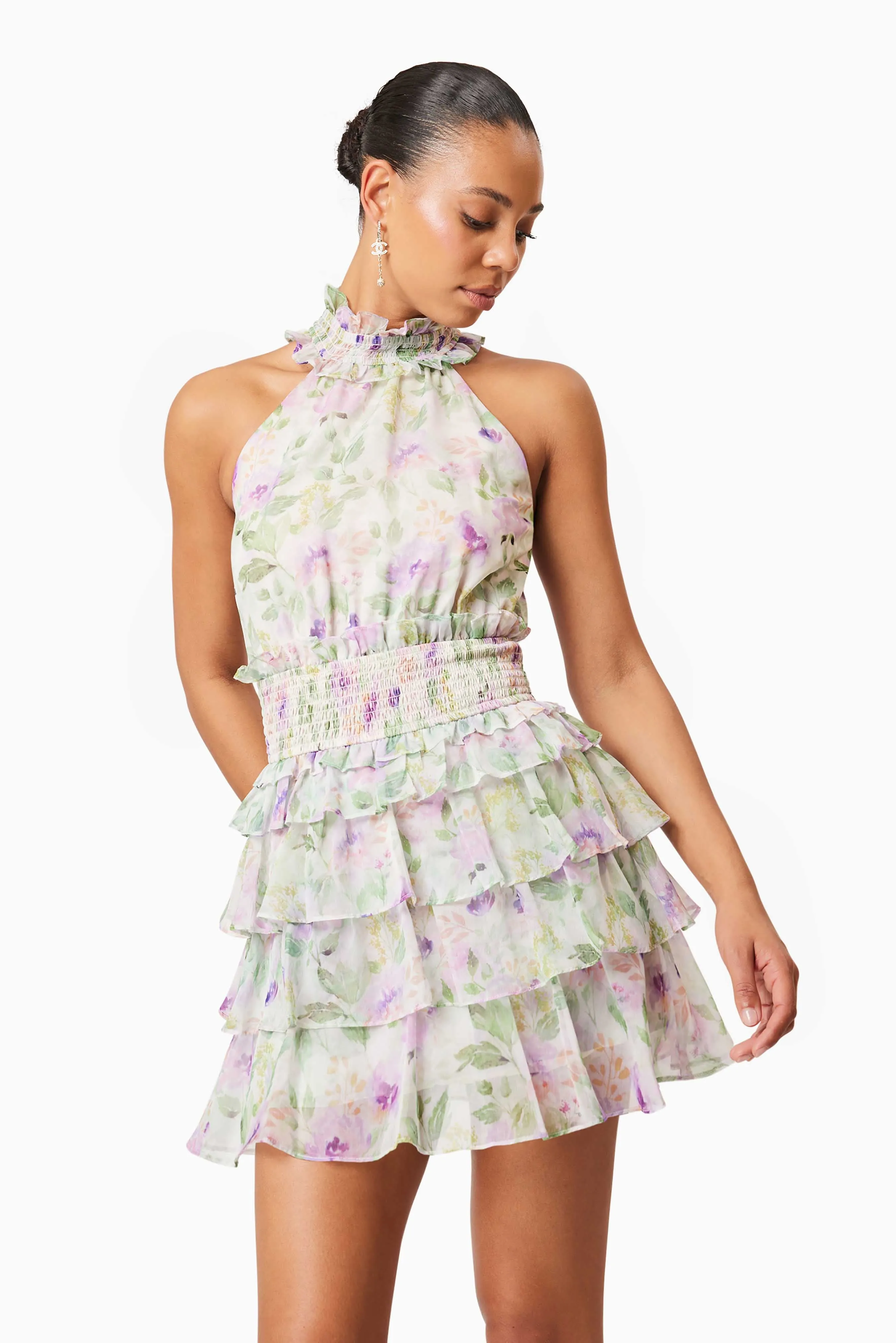 Mirabelle Mini Dress in Floral sold by Elliatt product image thumbnail 5