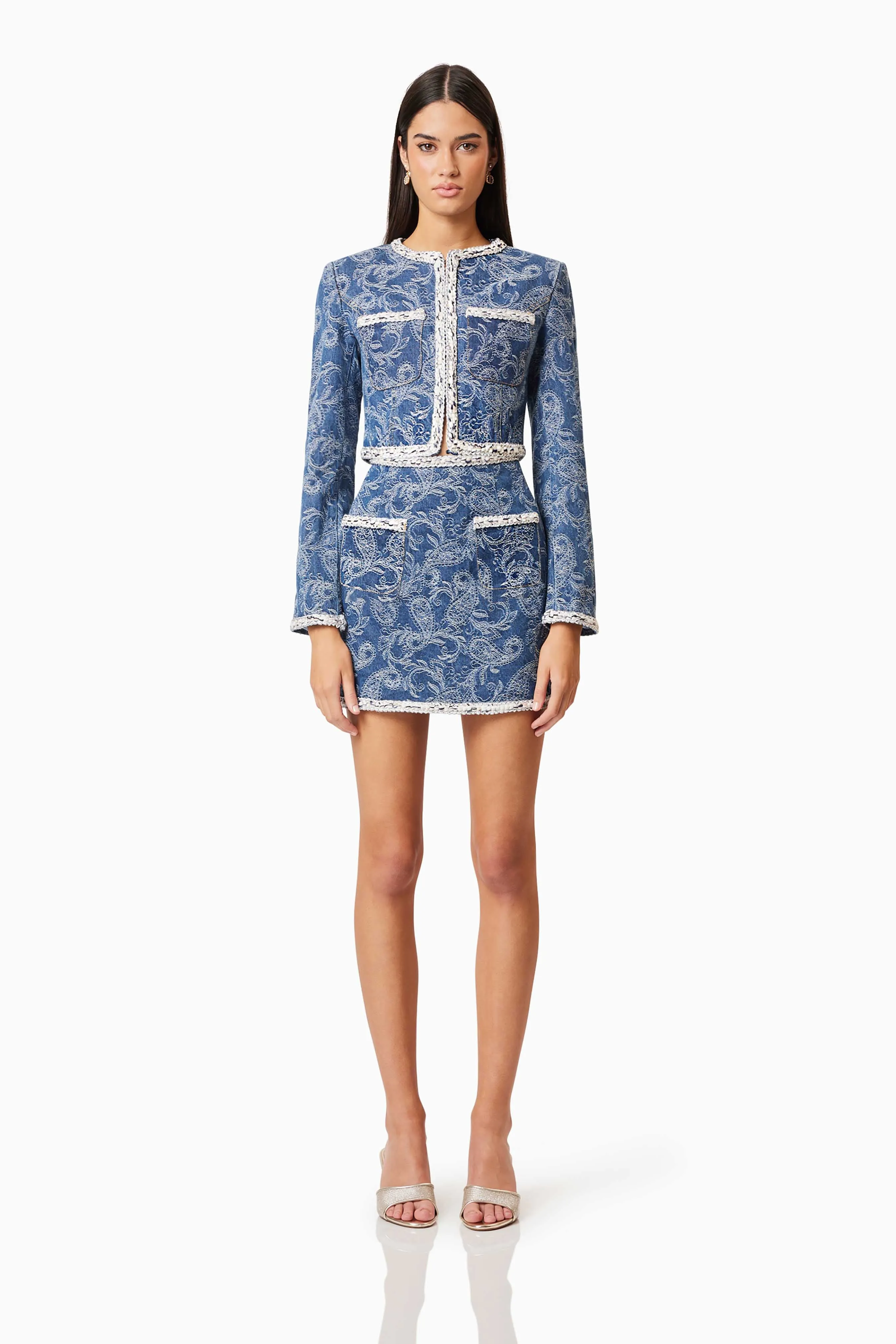 Denver Denim Set In Blue sold by Elliatt