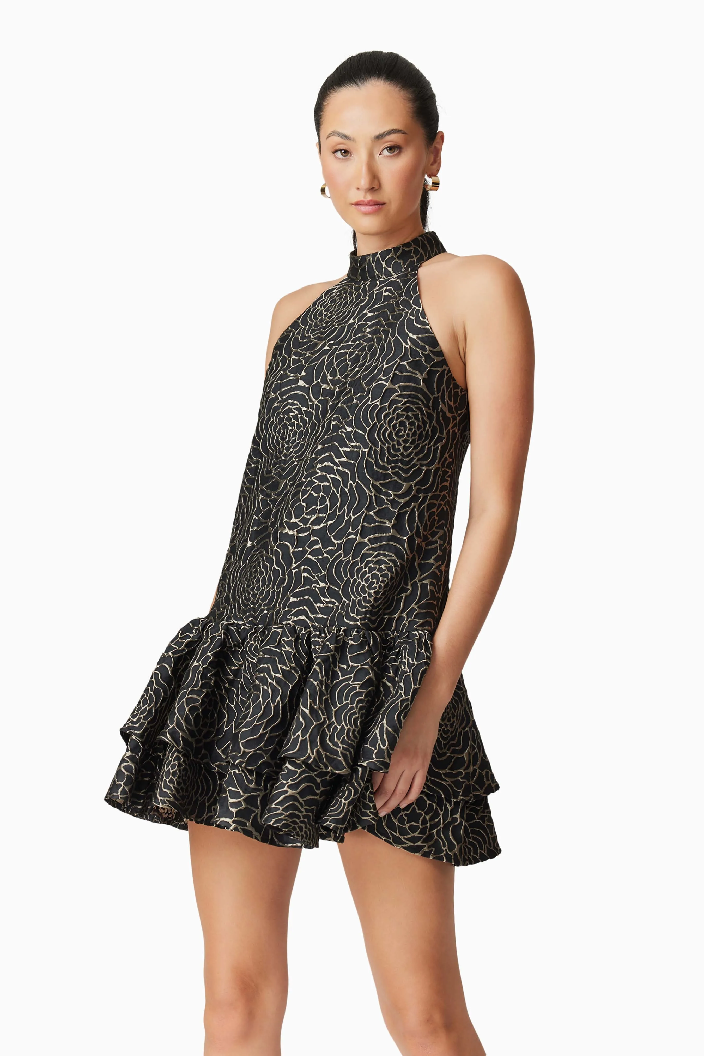 Deanna Halter Mini Dress in Black sold by Elliatt product image thumbnail 5