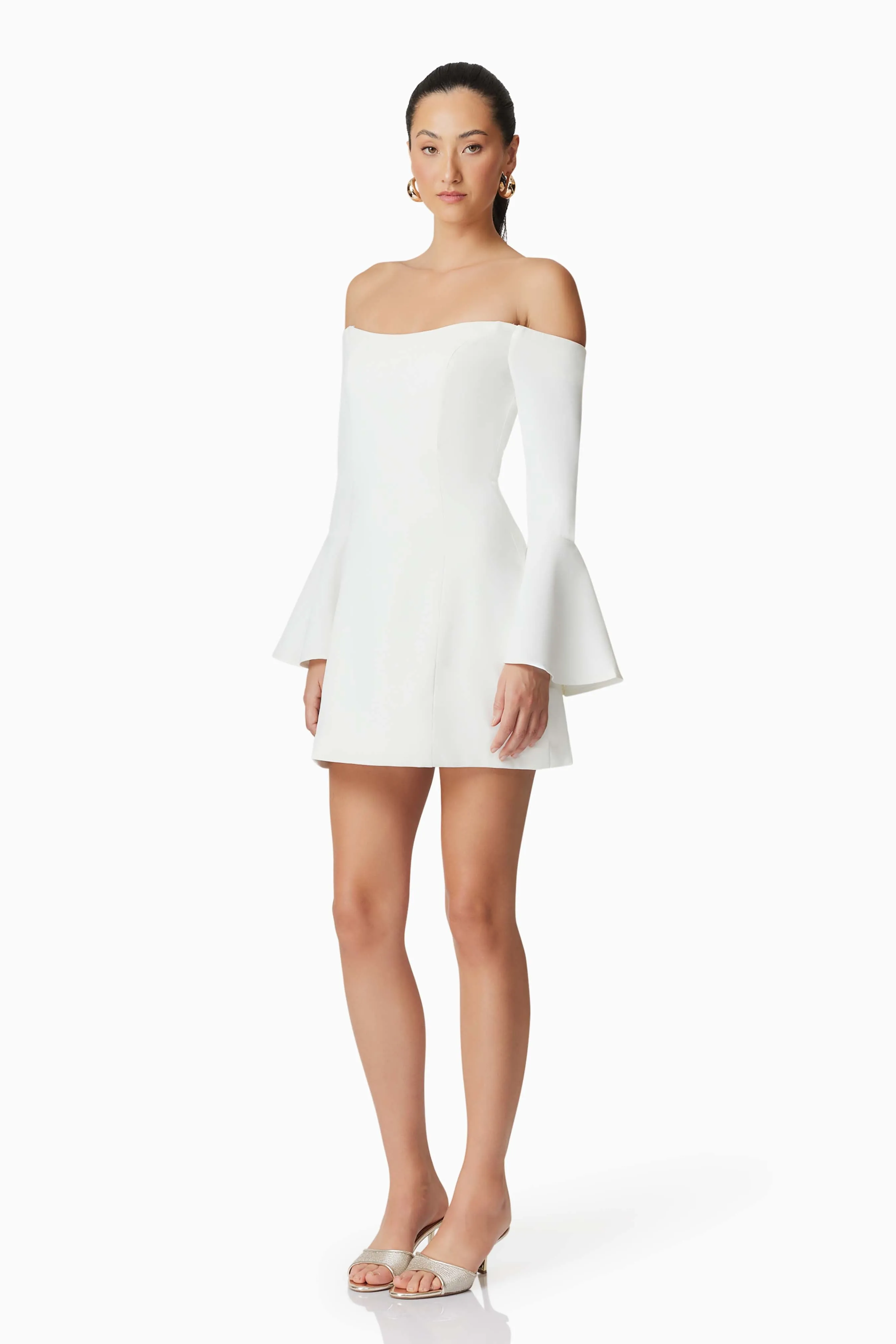 Hazelle Strapless Mini Dress in White sold by Elliatt product image thumbnail 2