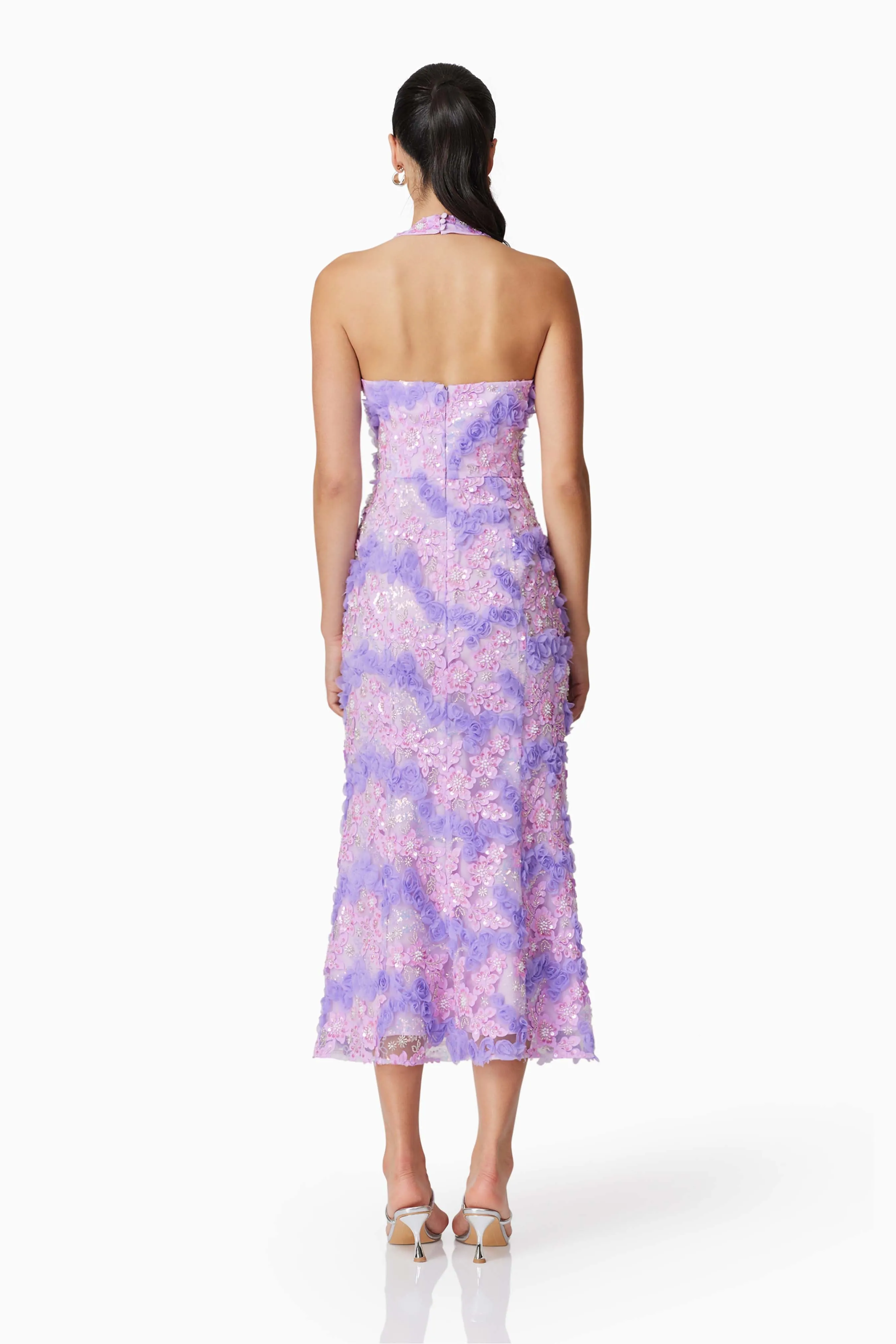 Vonni Halter Maxi Dress in Purple sold by Elliatt product image thumbnail 4