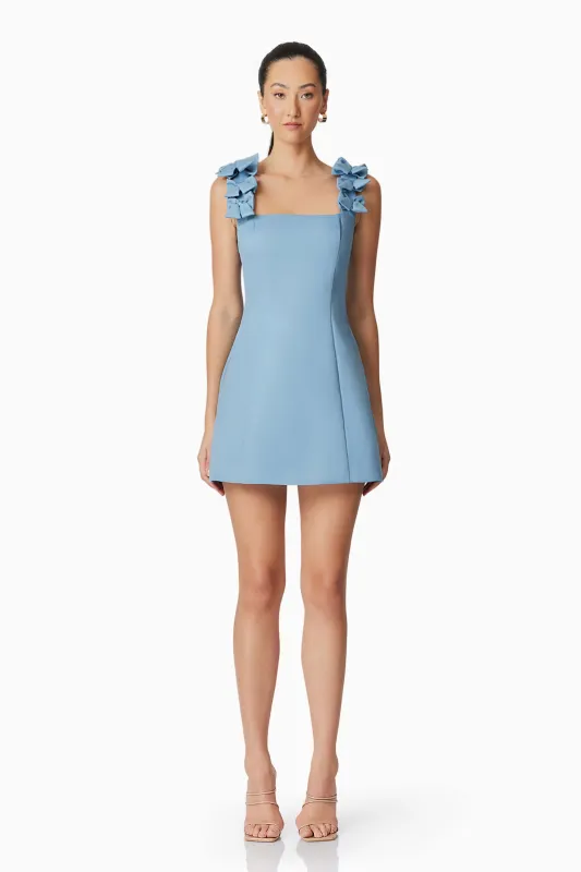 Celia Mini Dress in Blue sold by Elliatt