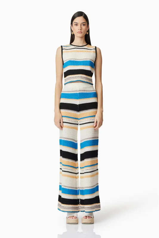 CURAAE Harlow  Knit Striped Trousers sold by Elliatt