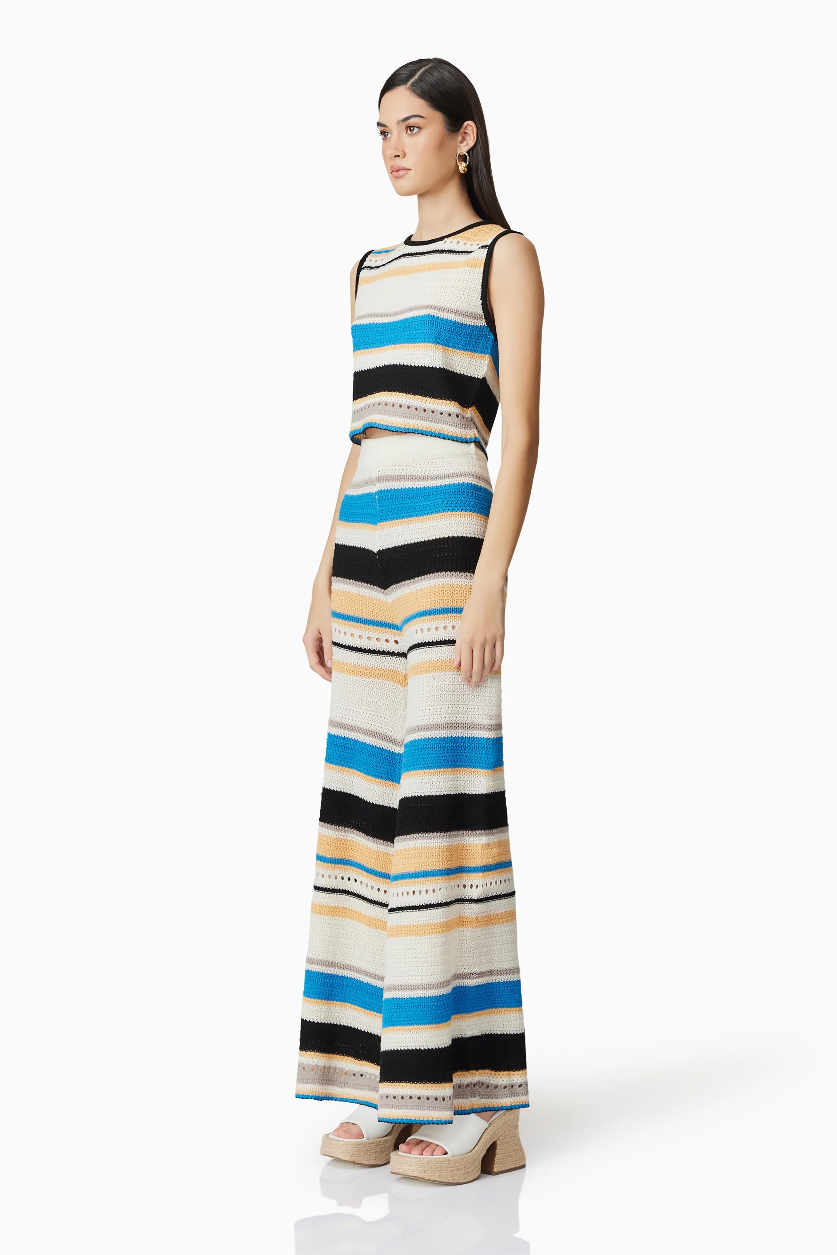 CURAAE Harlow Knit Striped Trousers sold by Elliatt product image thumbnail 2