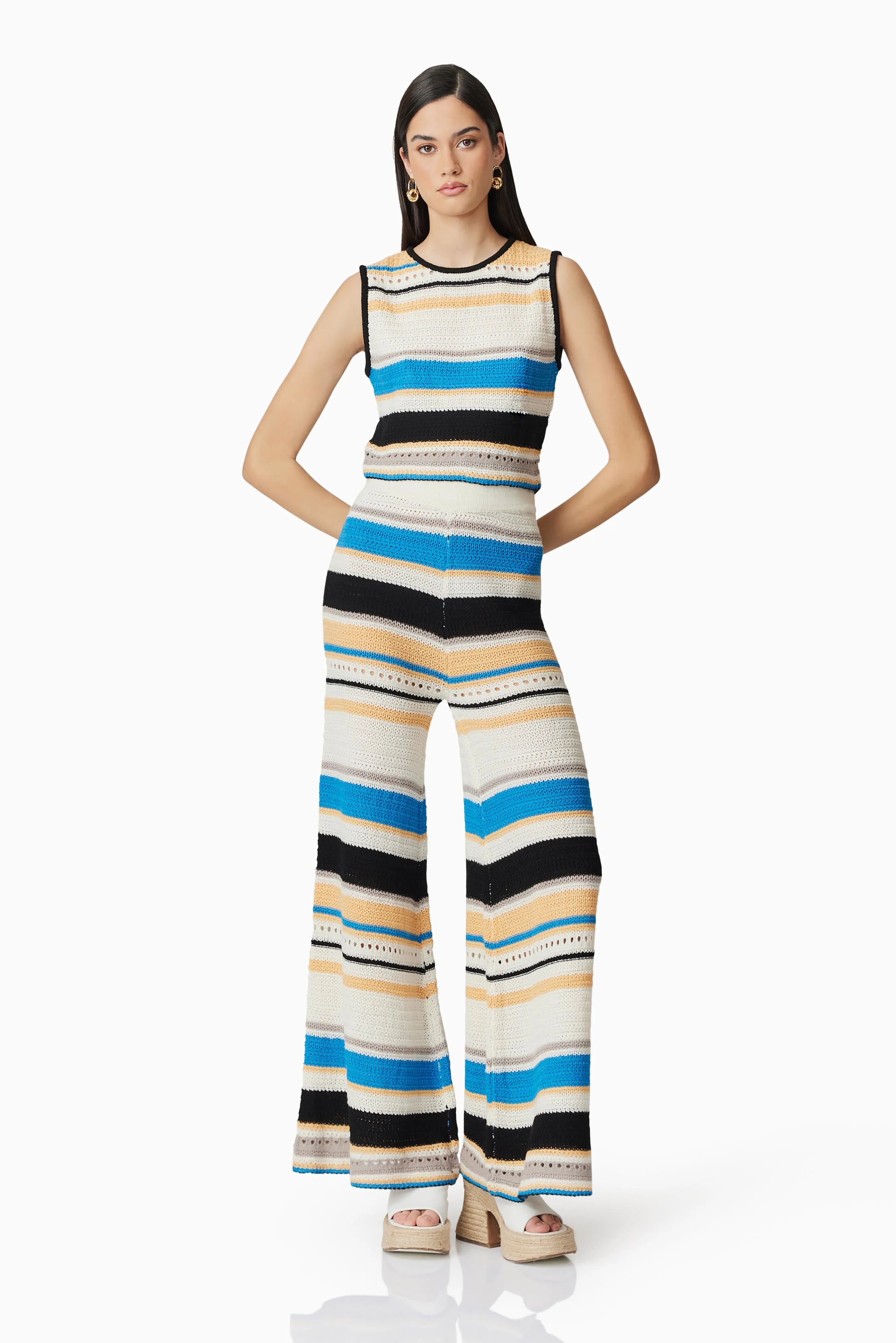 CURAAE Harlow Knit Striped Trousers sold by Elliatt product image thumbnail 3