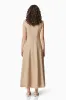 CURAAE Gabriella Midi Dress In Beige sold by Elliatt