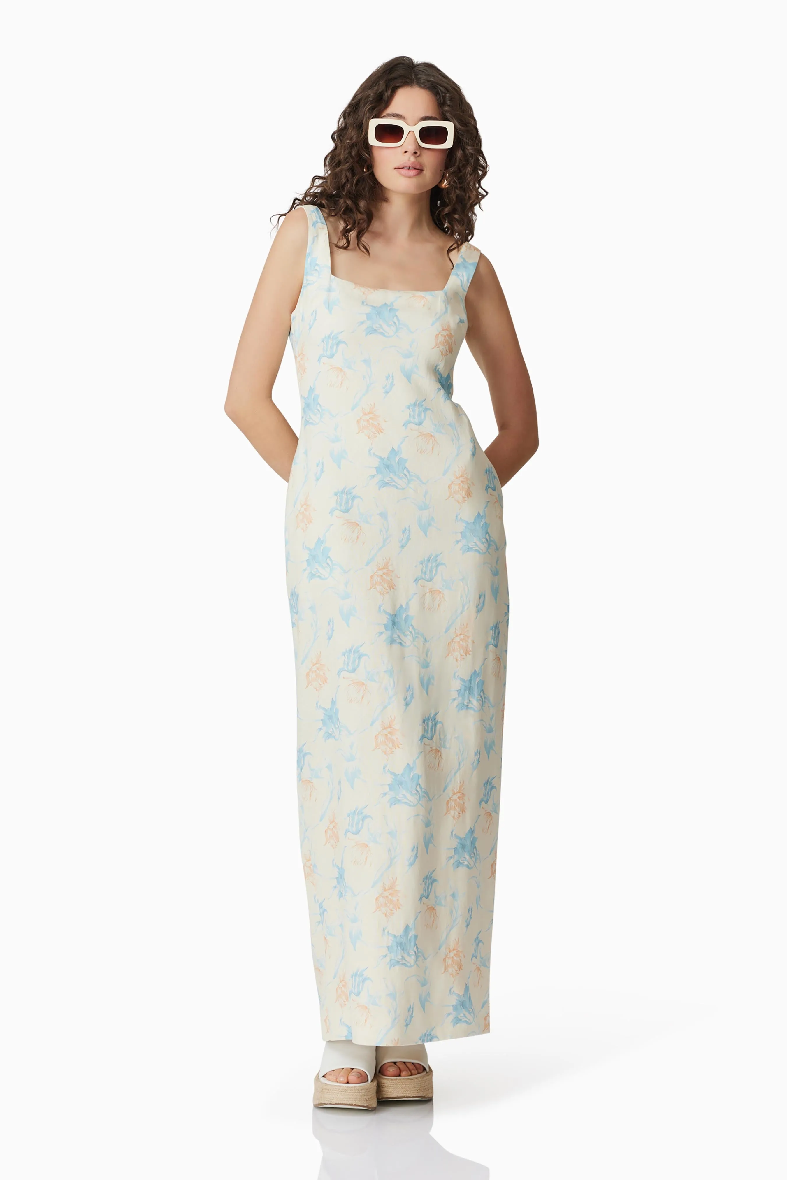 CURAAE Esther Floral Maxi Dress sold by Elliatt product image thumbnail 3