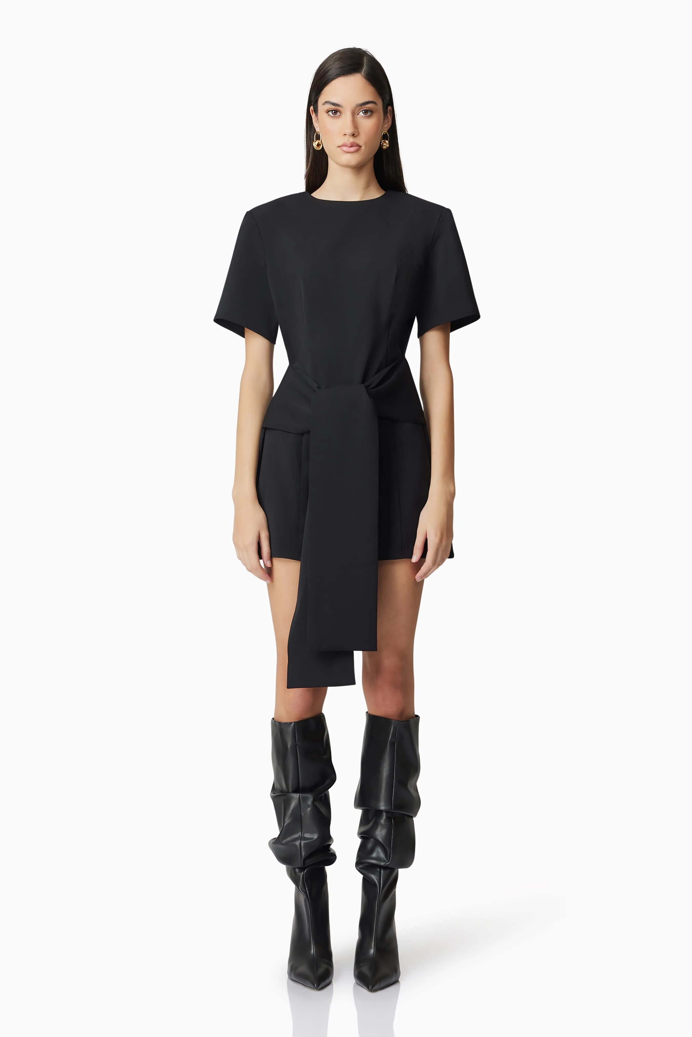 CURAAE Noa Mini Dress In Black sold by Elliatt