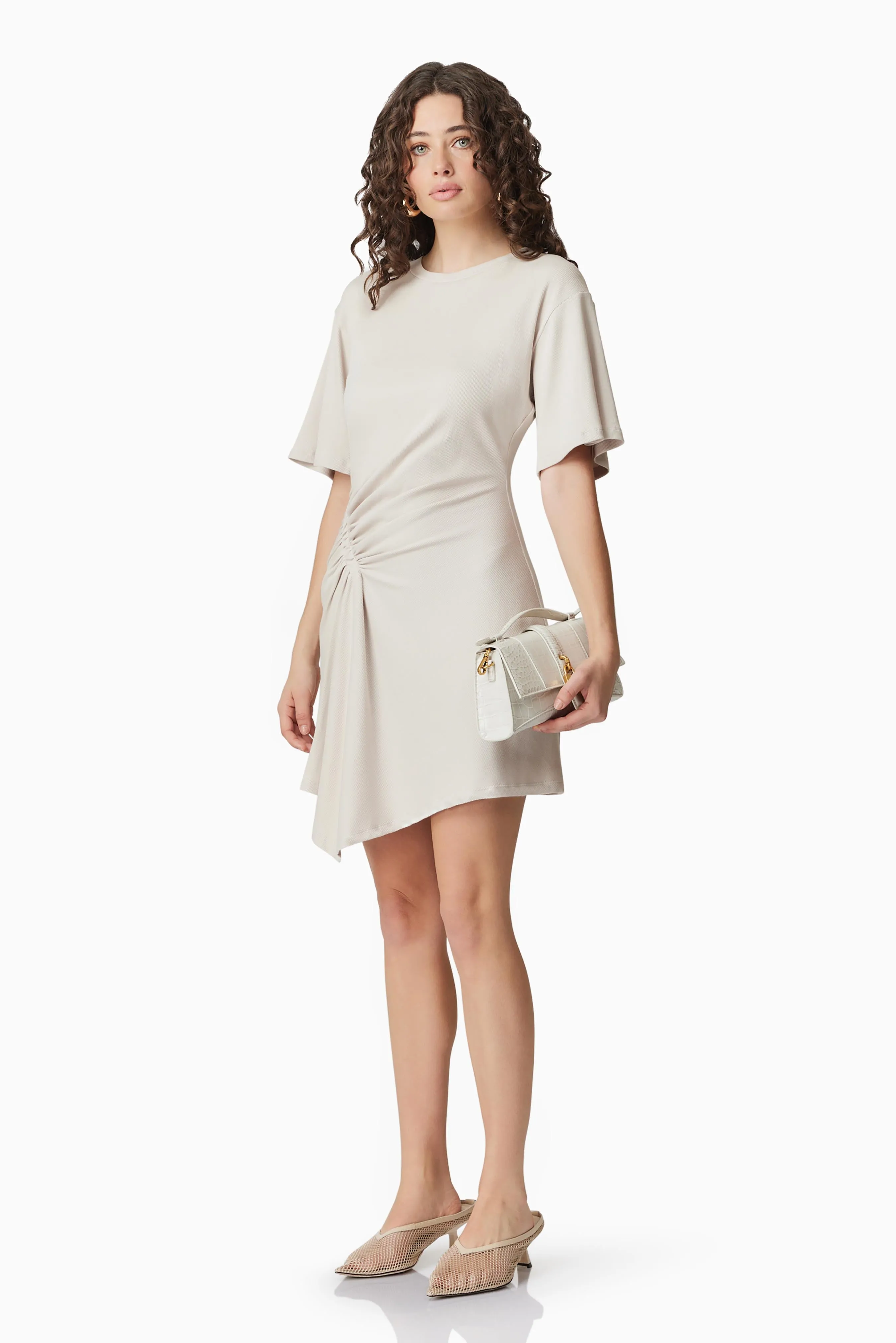 CURAAE Aitana Mini Dress in White sold by Elliatt product image thumbnail 2