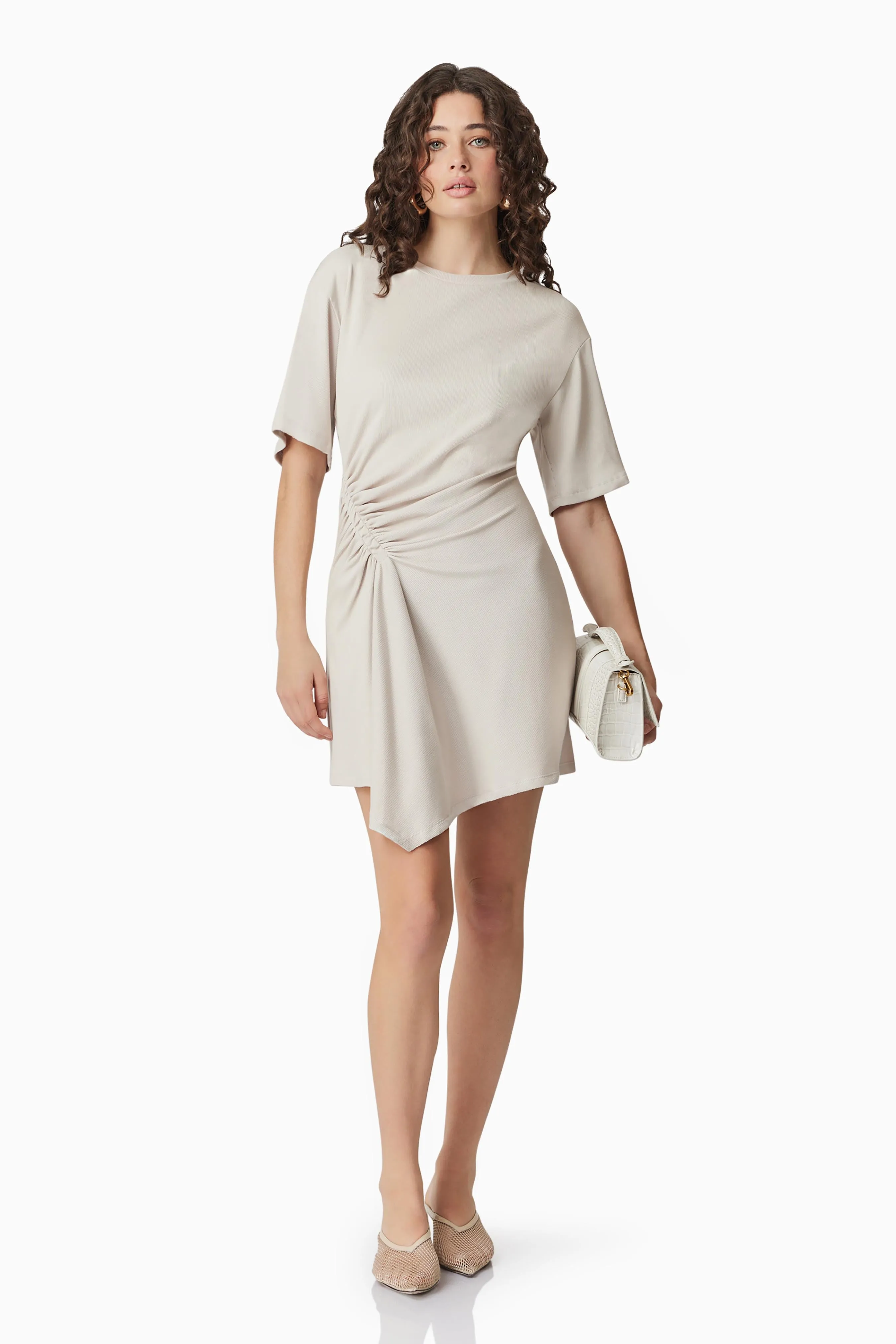CURAAE Aitana Mini Dress in White sold by Elliatt product image thumbnail 4