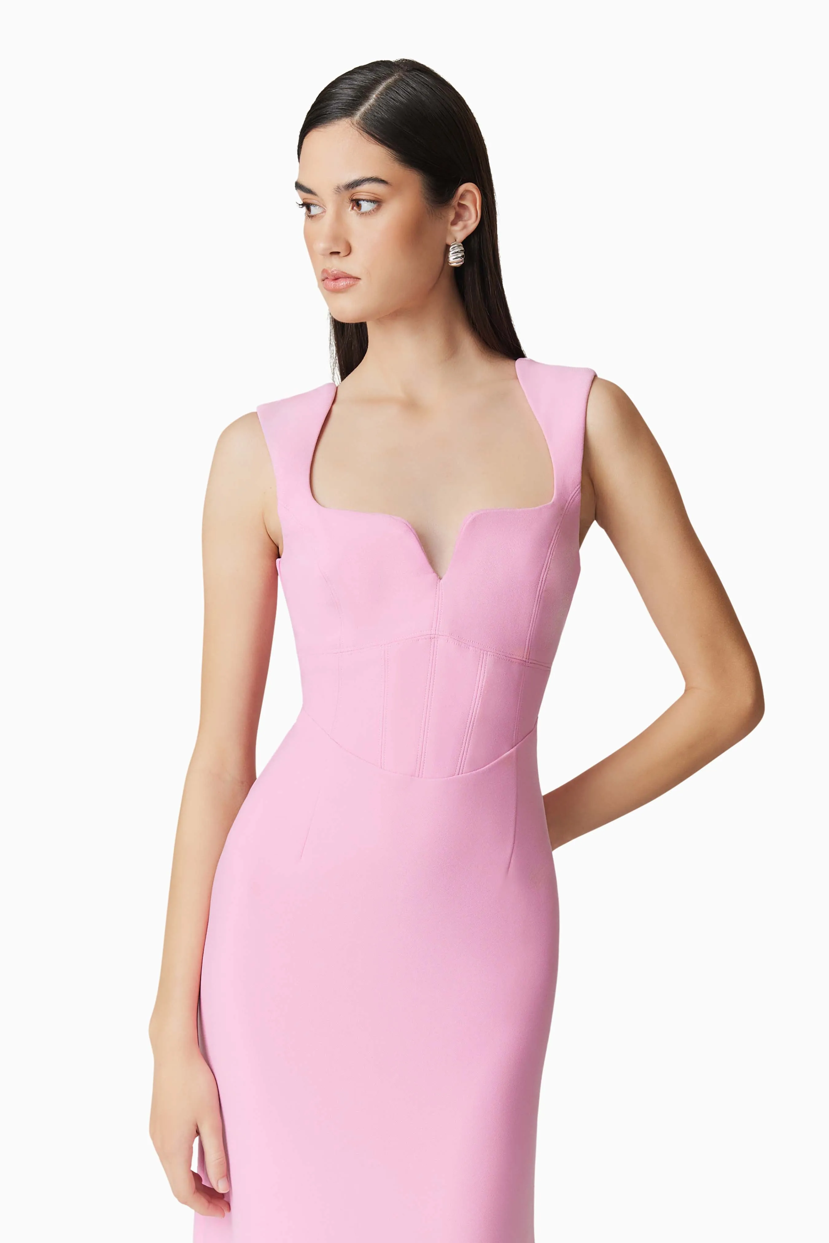 Gia Fitted Gown in Pink sold by Elliatt product image thumbnail 5