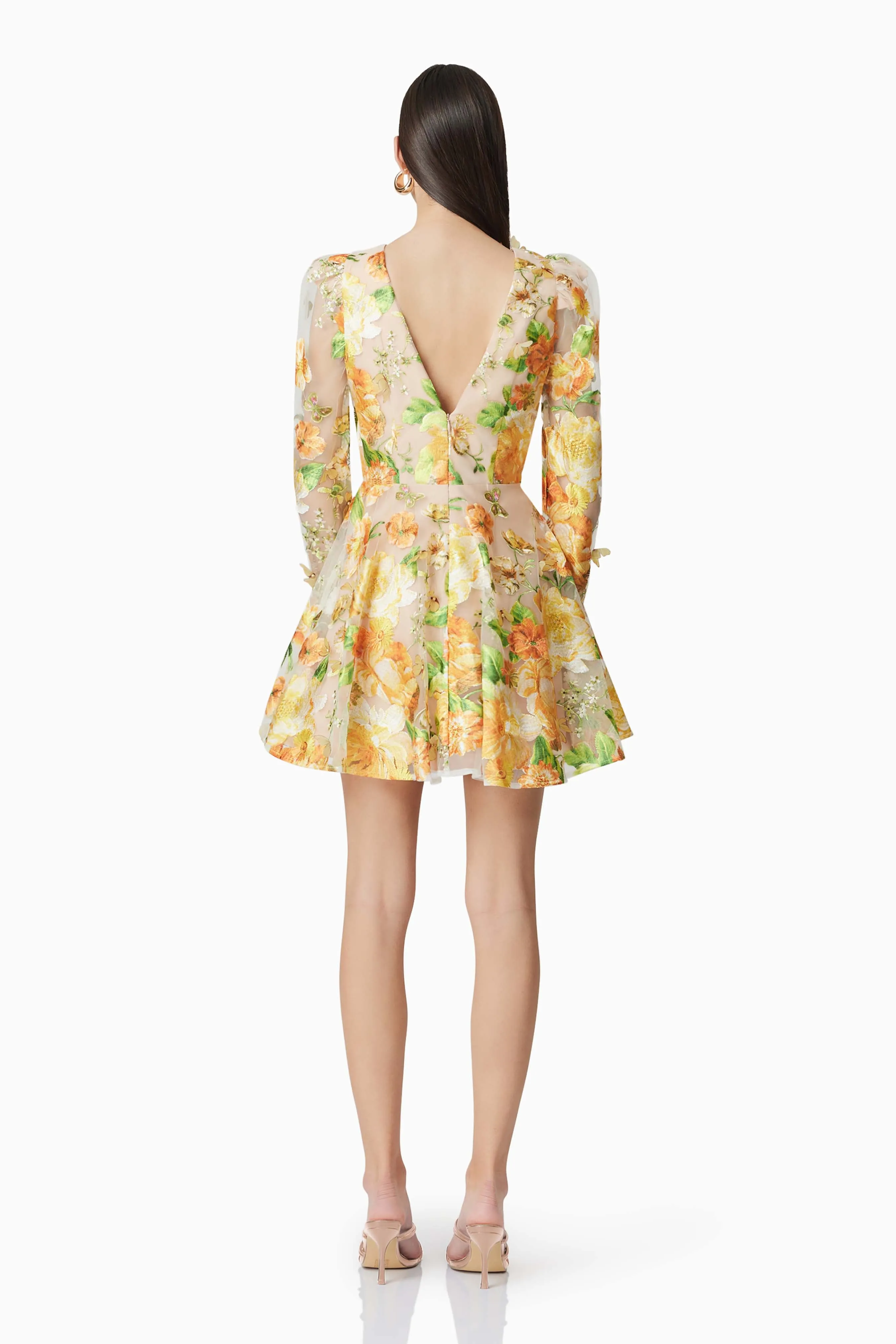 Aella A-Line Mini Dress in Yellow sold by Elliatt product image thumbnail 4