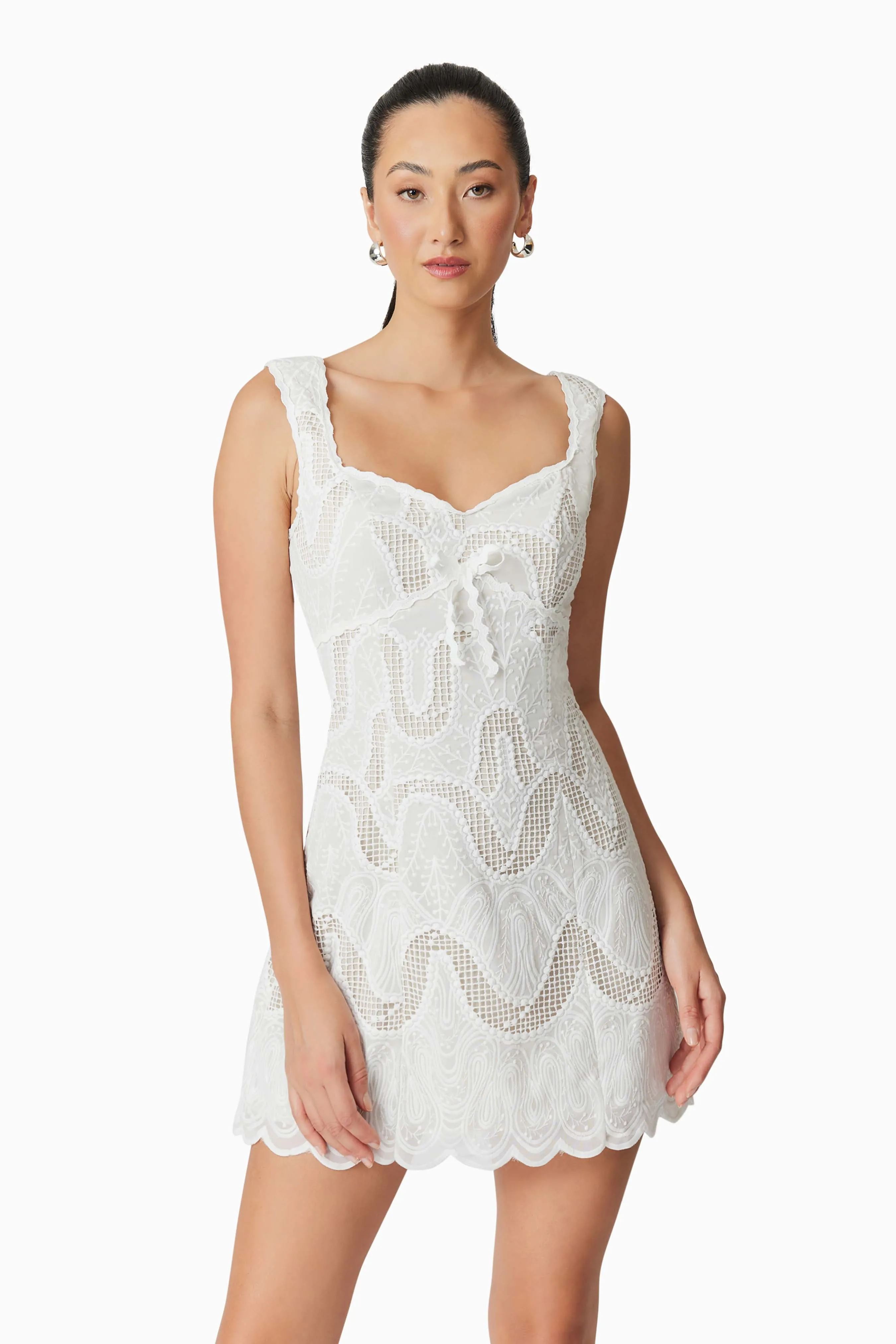 Eliza Mini Dress in White sold by Elliatt product image thumbnail 5