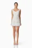 Eliza Mini Dress in White sold by Elliatt