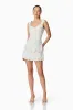 Eliza Mini Dress in White sold by Elliatt