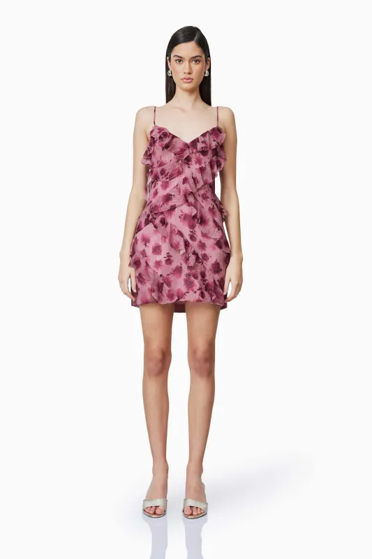 Monica Party Mini Dress in Purple sold by Elliatt