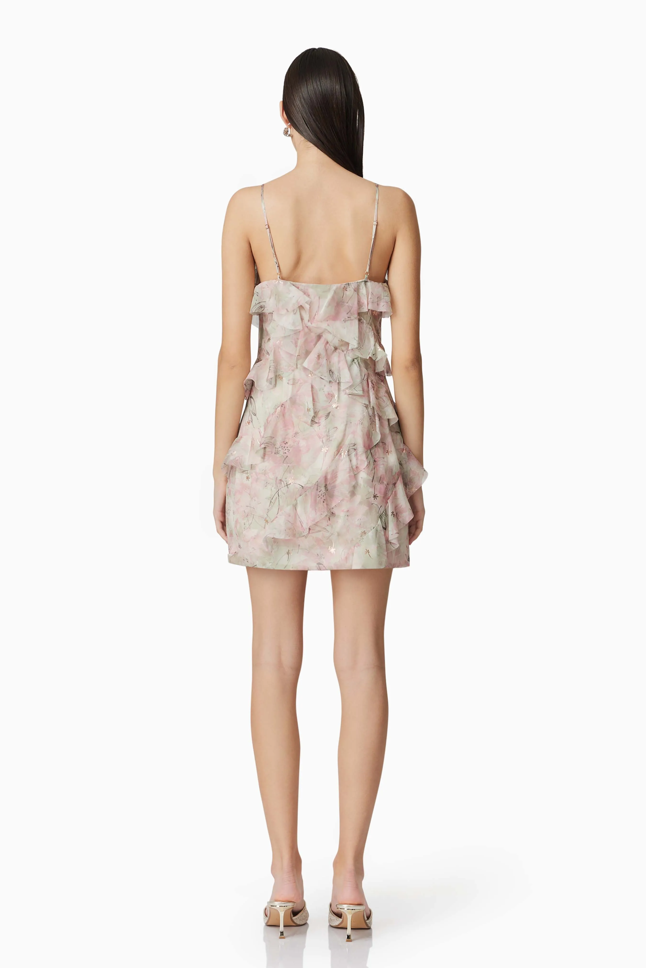 Monica Party Mini Dress in Floral sold by Elliatt product image thumbnail 4