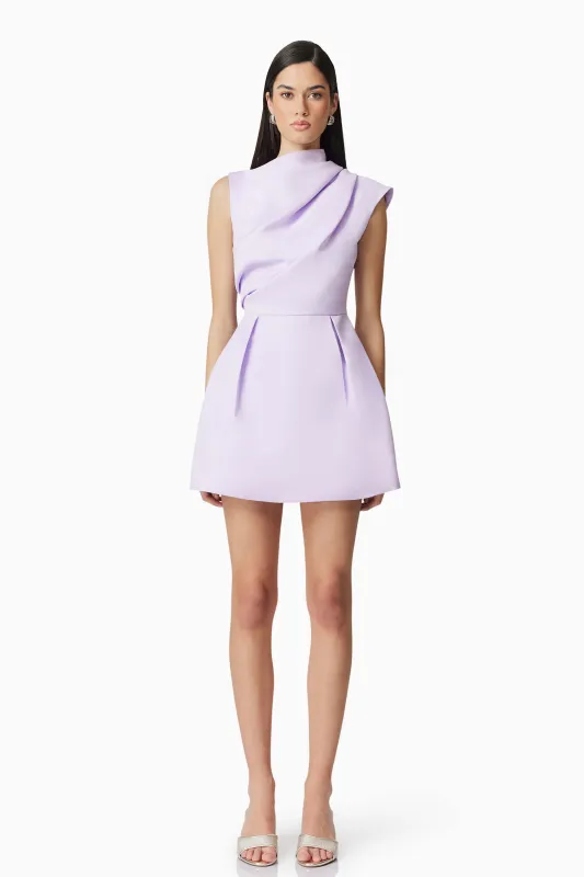 Marissa Mini Dress in Purple sold by Elliatt