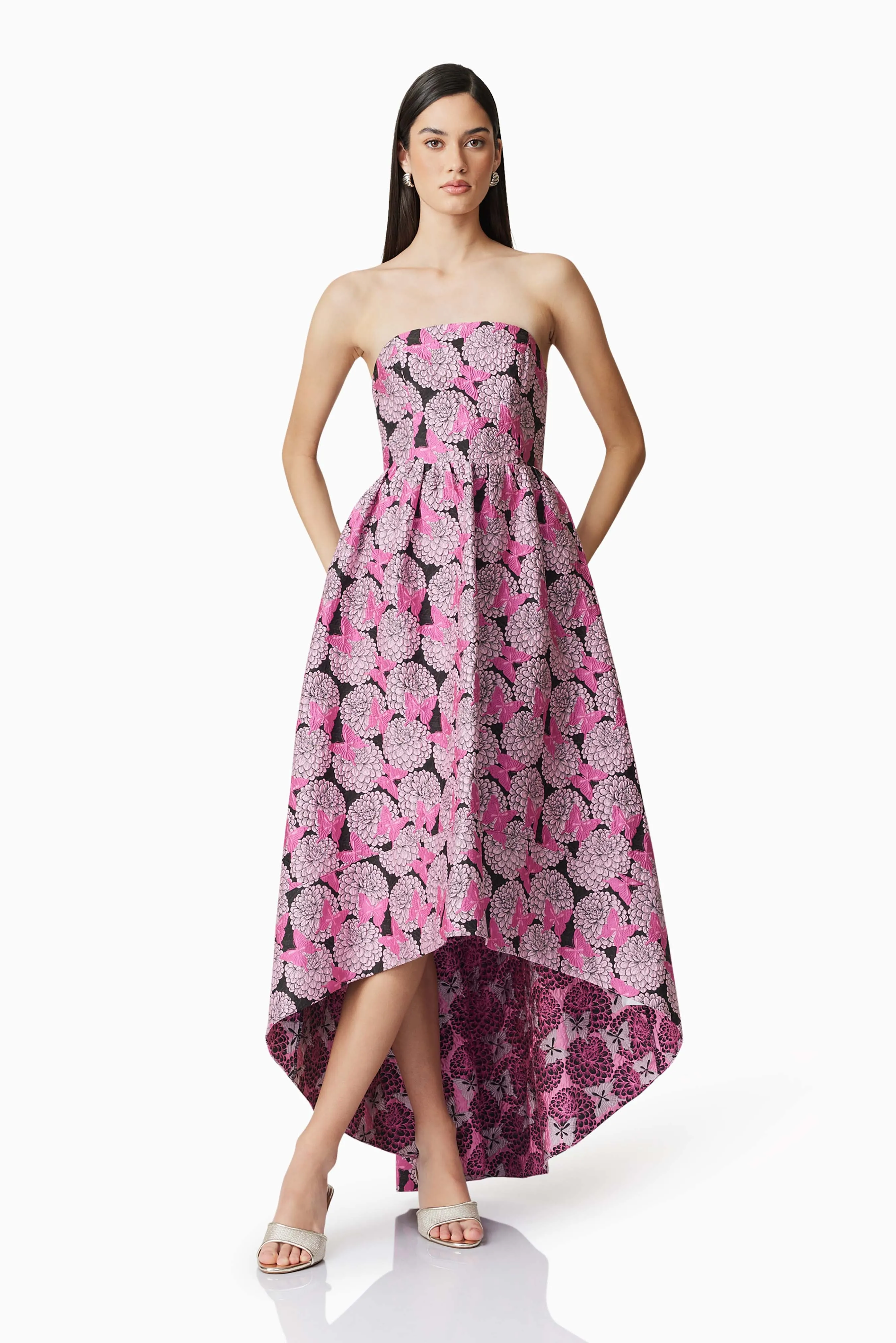 Aimee Strapless Gown in Pink sold by Elliatt product image thumbnail 3