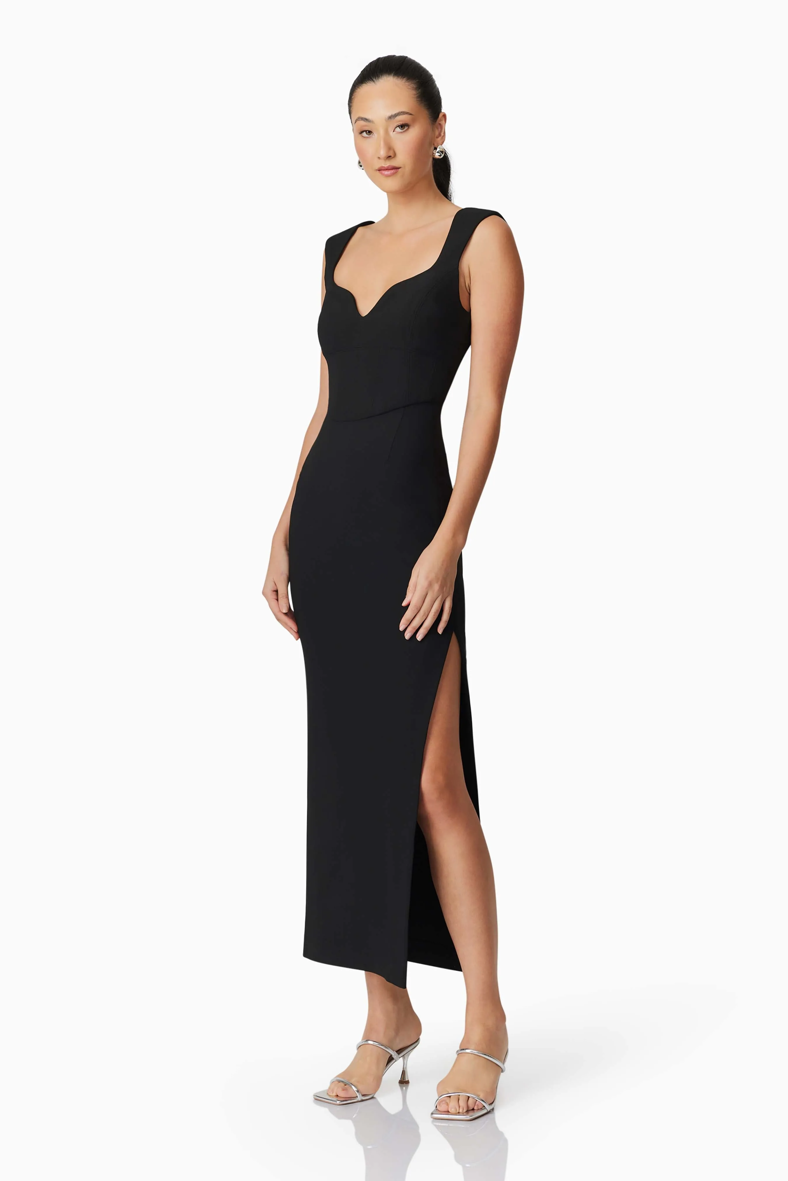 Gia Fitted Gown in Black sold by Elliatt product image thumbnail 2