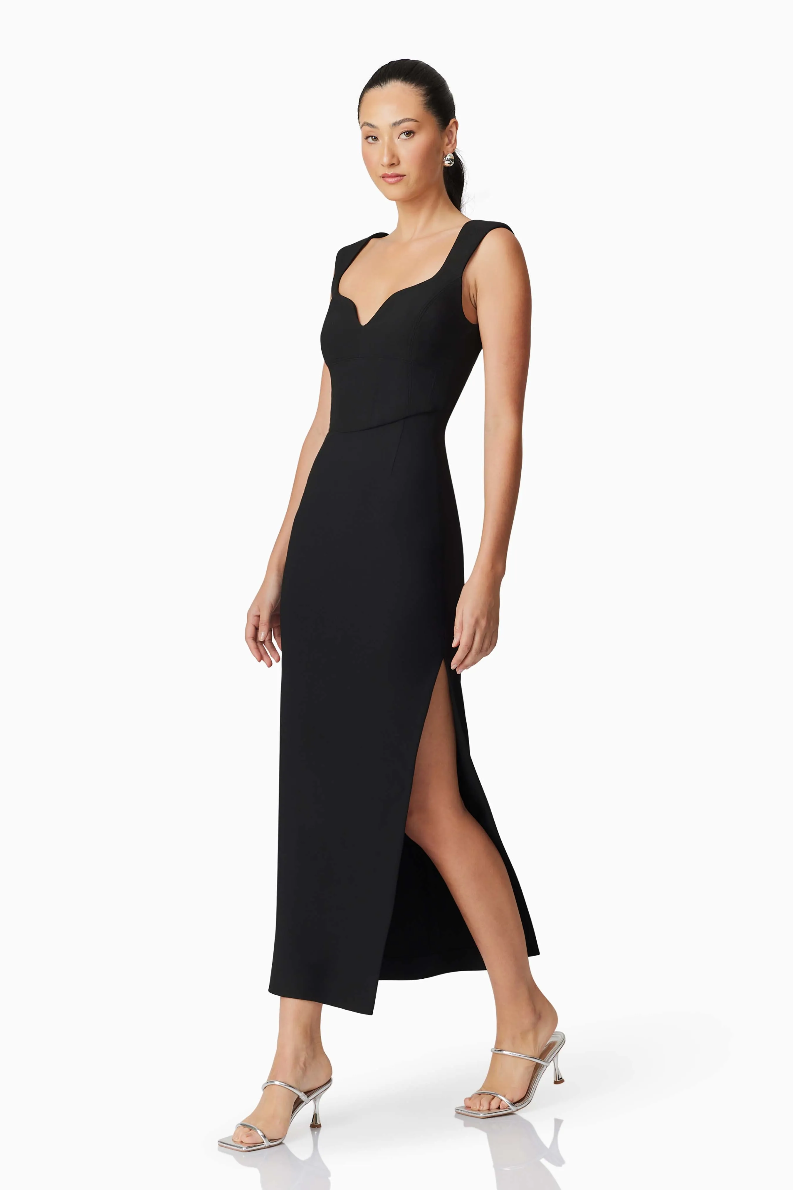 Gia Fitted Gown in Black sold by Elliatt product image thumbnail 3