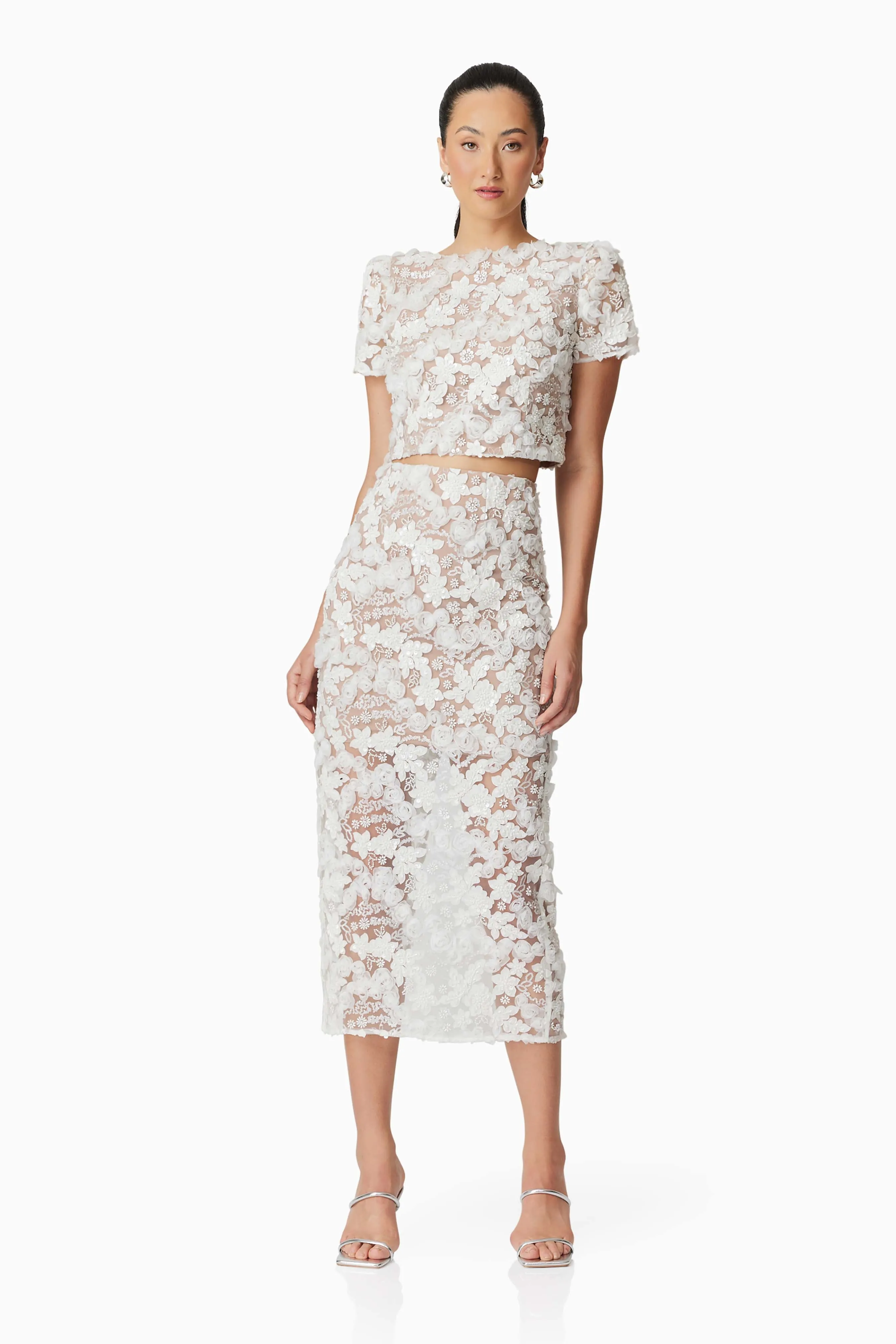 Vonni Sequin Set in White sold by Elliatt product image thumbnail 3
