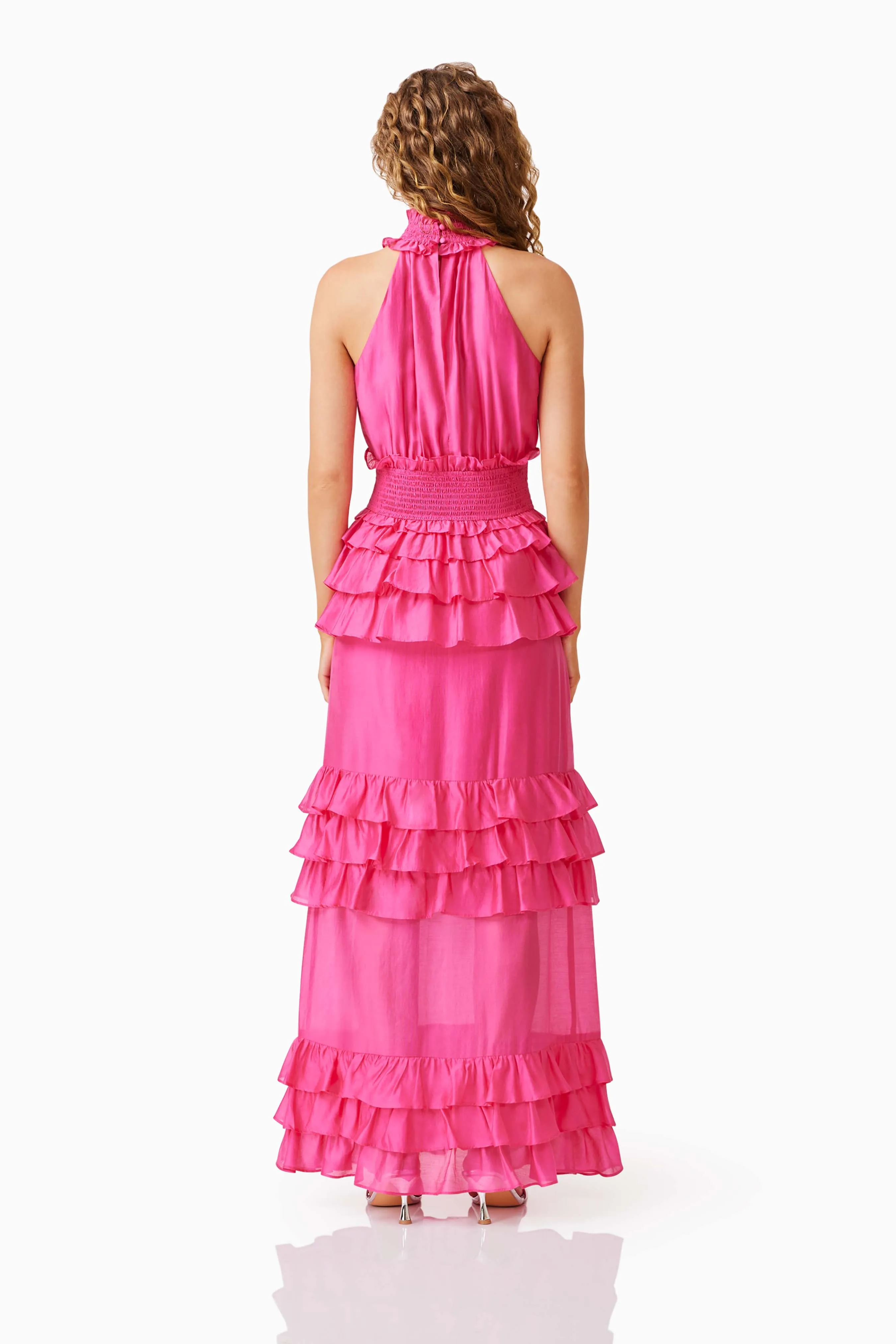 Kalani Halter Maxi Dress in Pink sold by Elliatt product image thumbnail 5