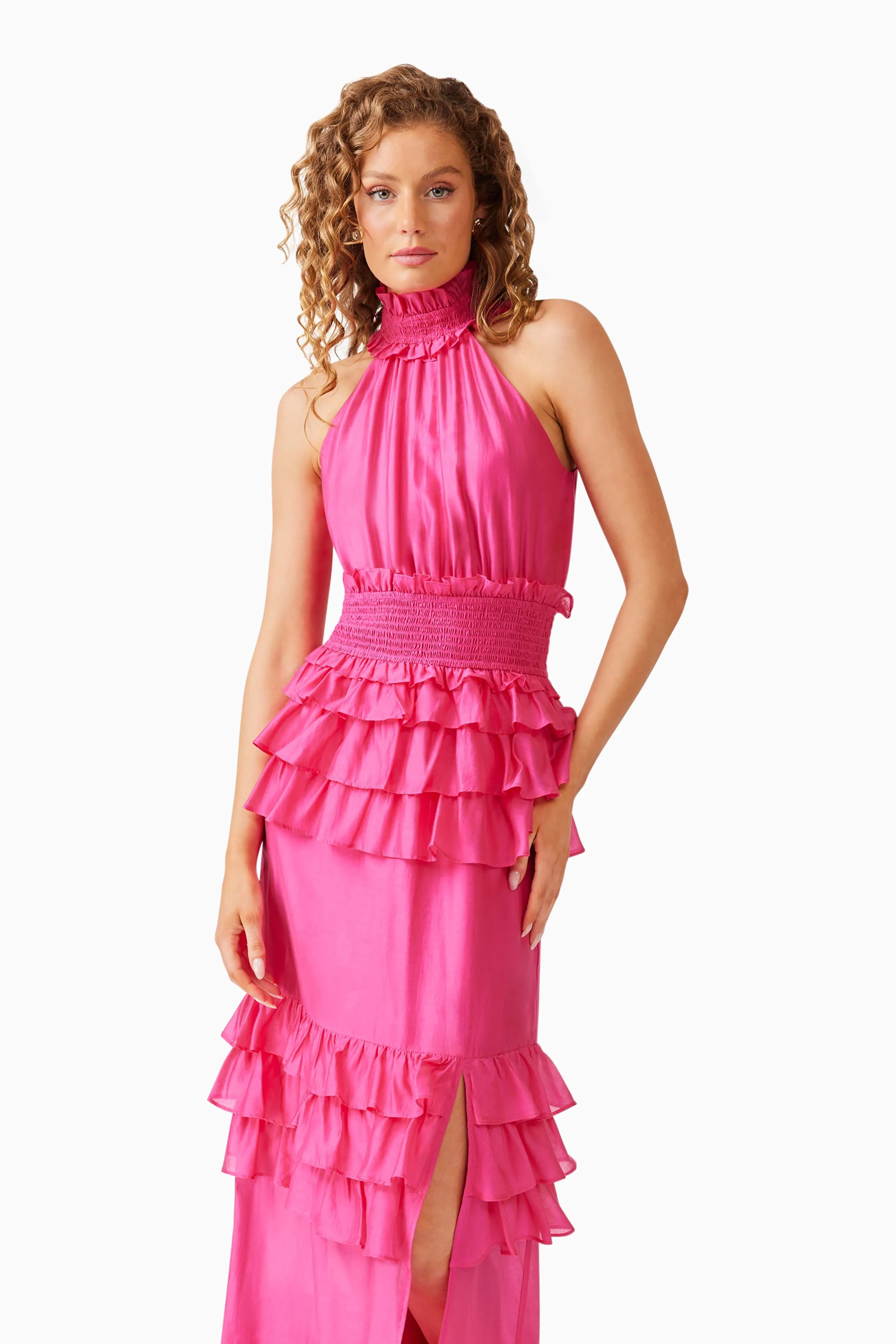Kalani Halter Maxi Dress in Pink sold by Elliatt product image thumbnail 2