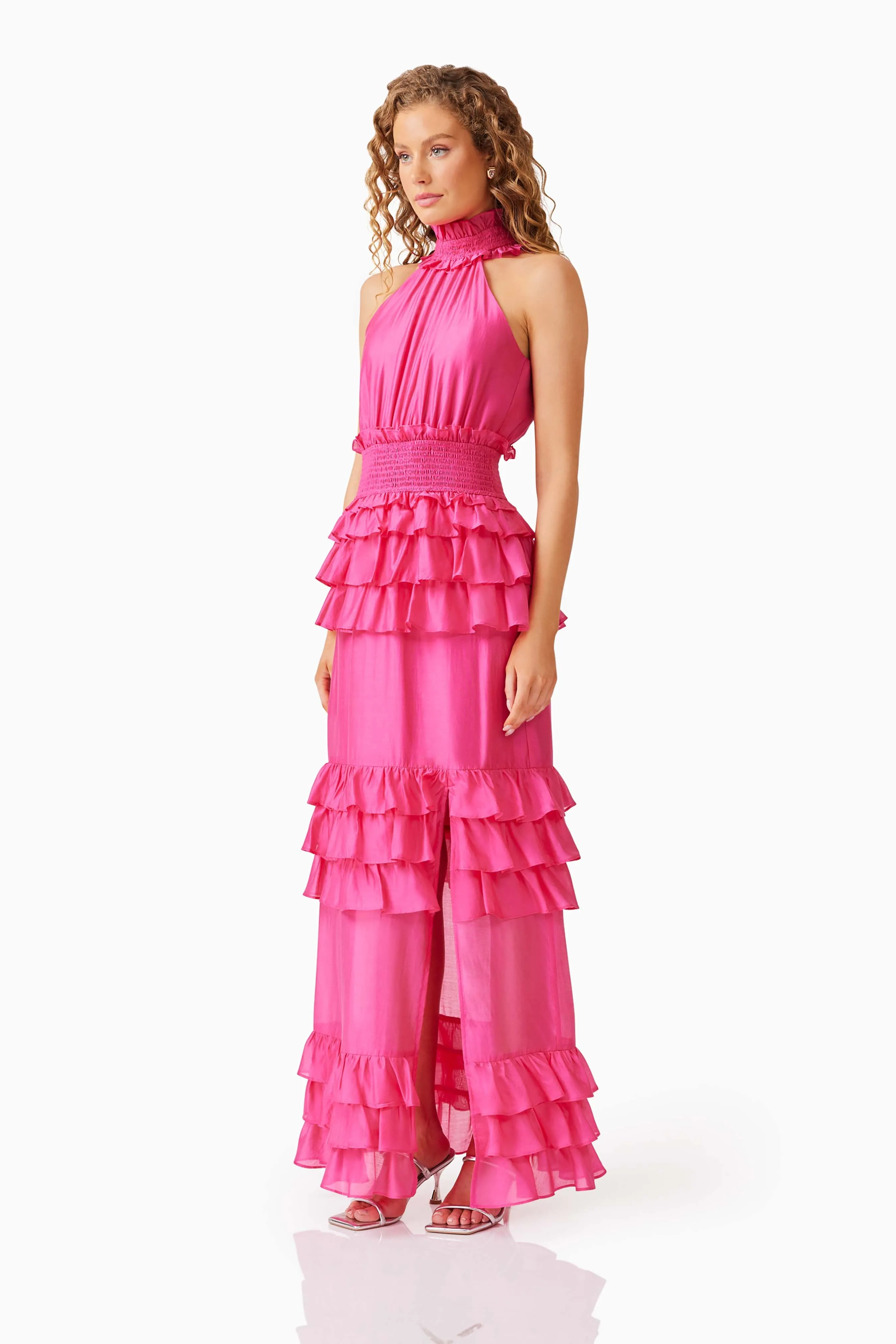 Kalani Halter Maxi Dress in Pink sold by Elliatt product image thumbnail 3
