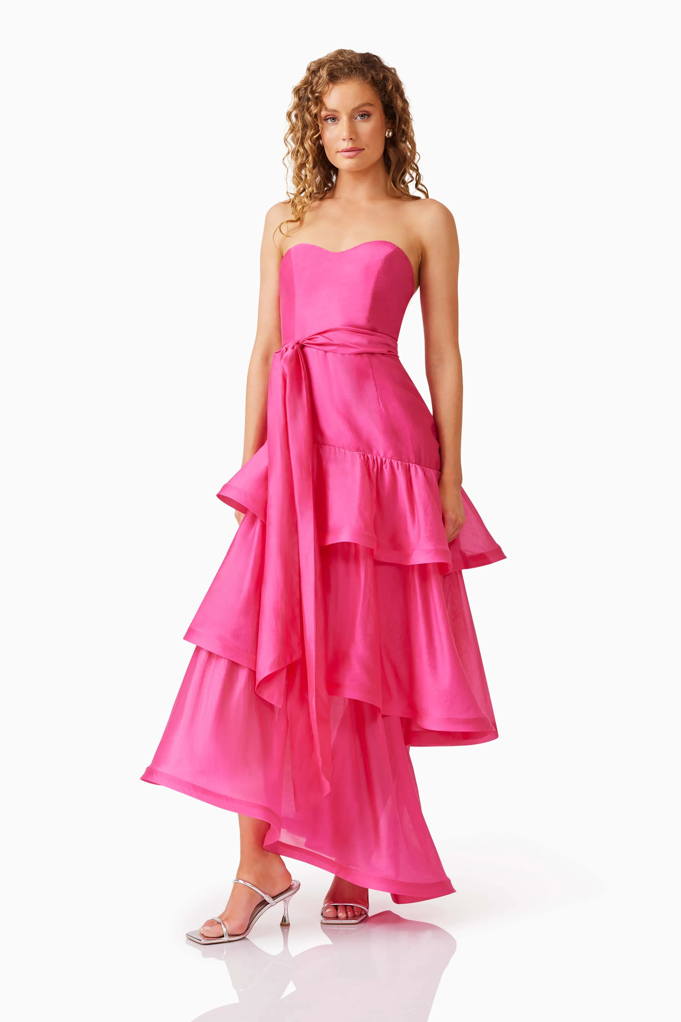 Kalani Strapless Maxi Dress in Pink sold by Elliatt product image thumbnail 4