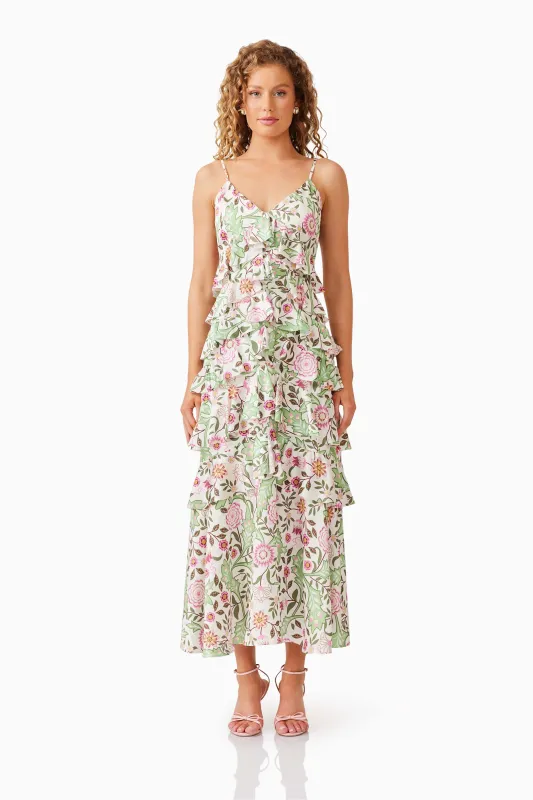 Maysa Maxi Dress in Floral sold by Elliatt