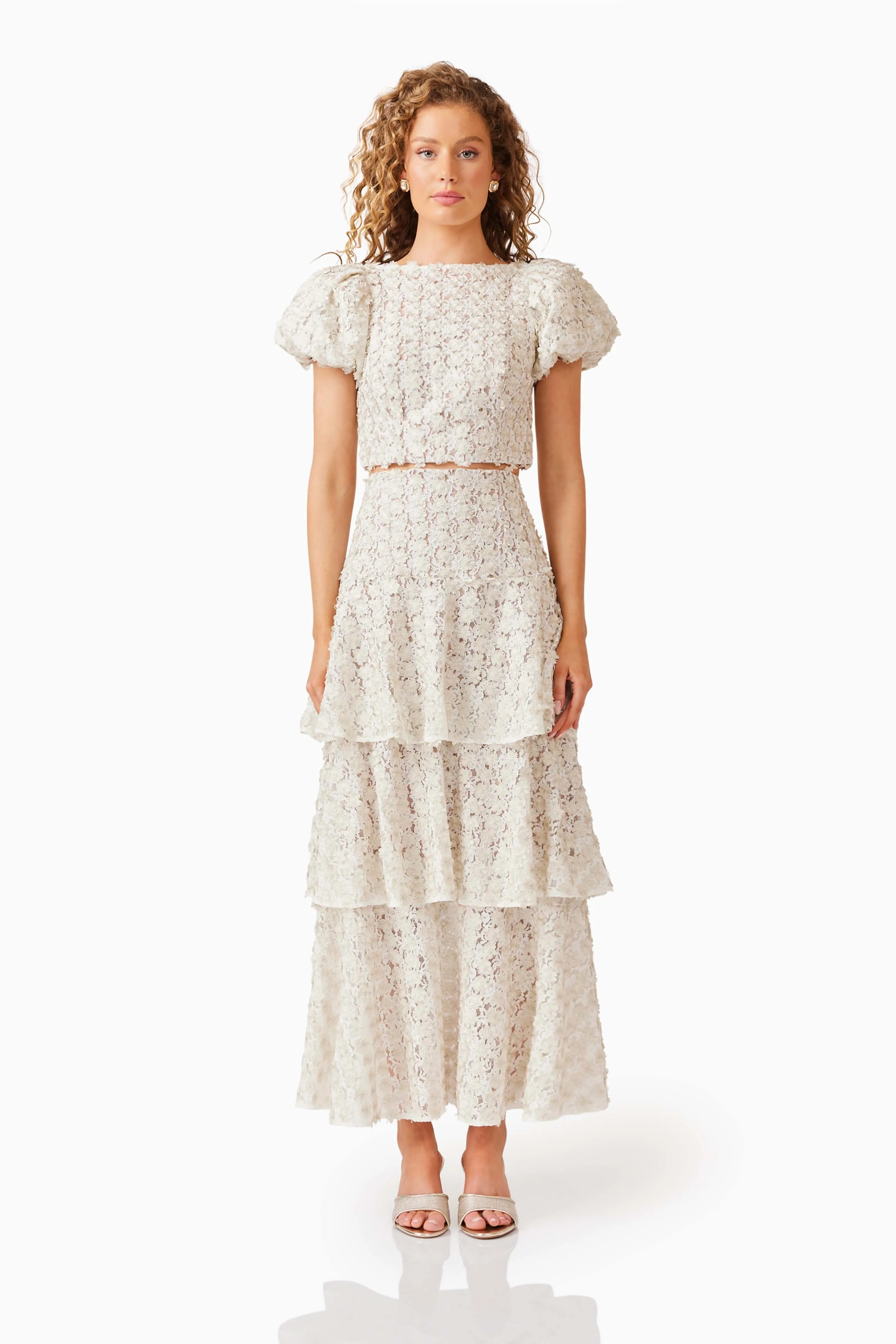 Cali Lace Set in White sold by Elliatt