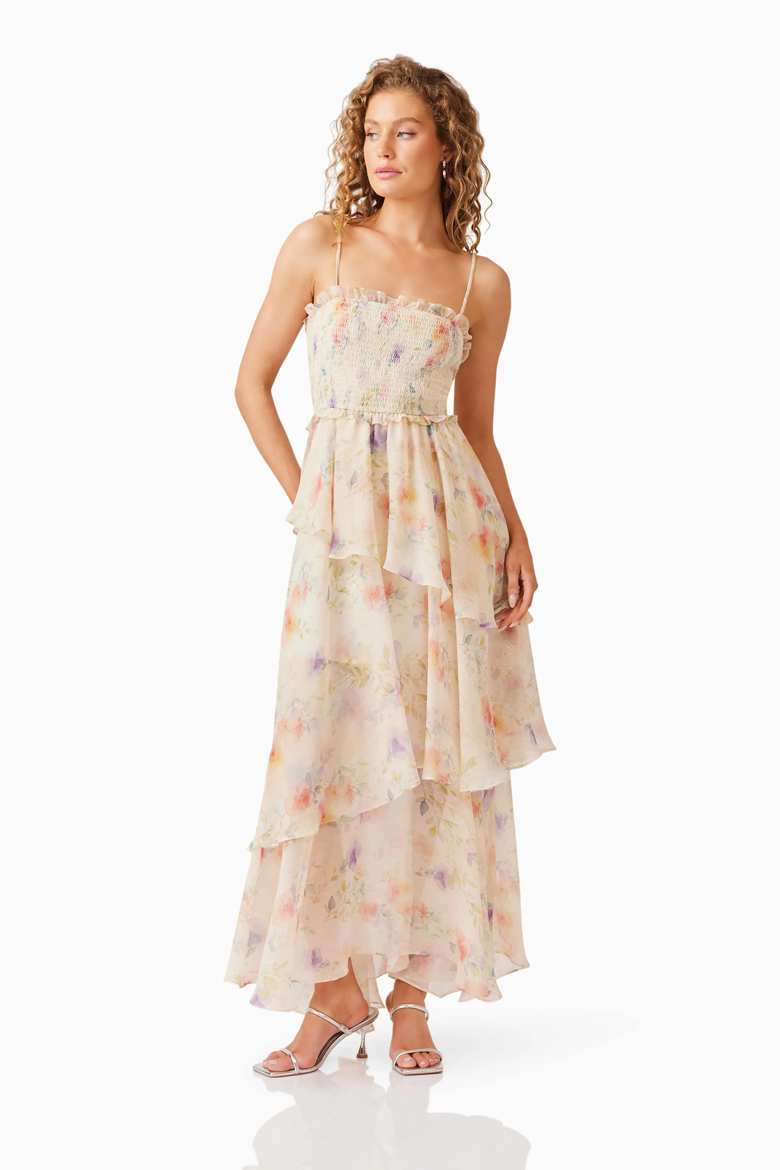 Livette Maxi Dress in Floral sold by Elliatt product image thumbnail 3
