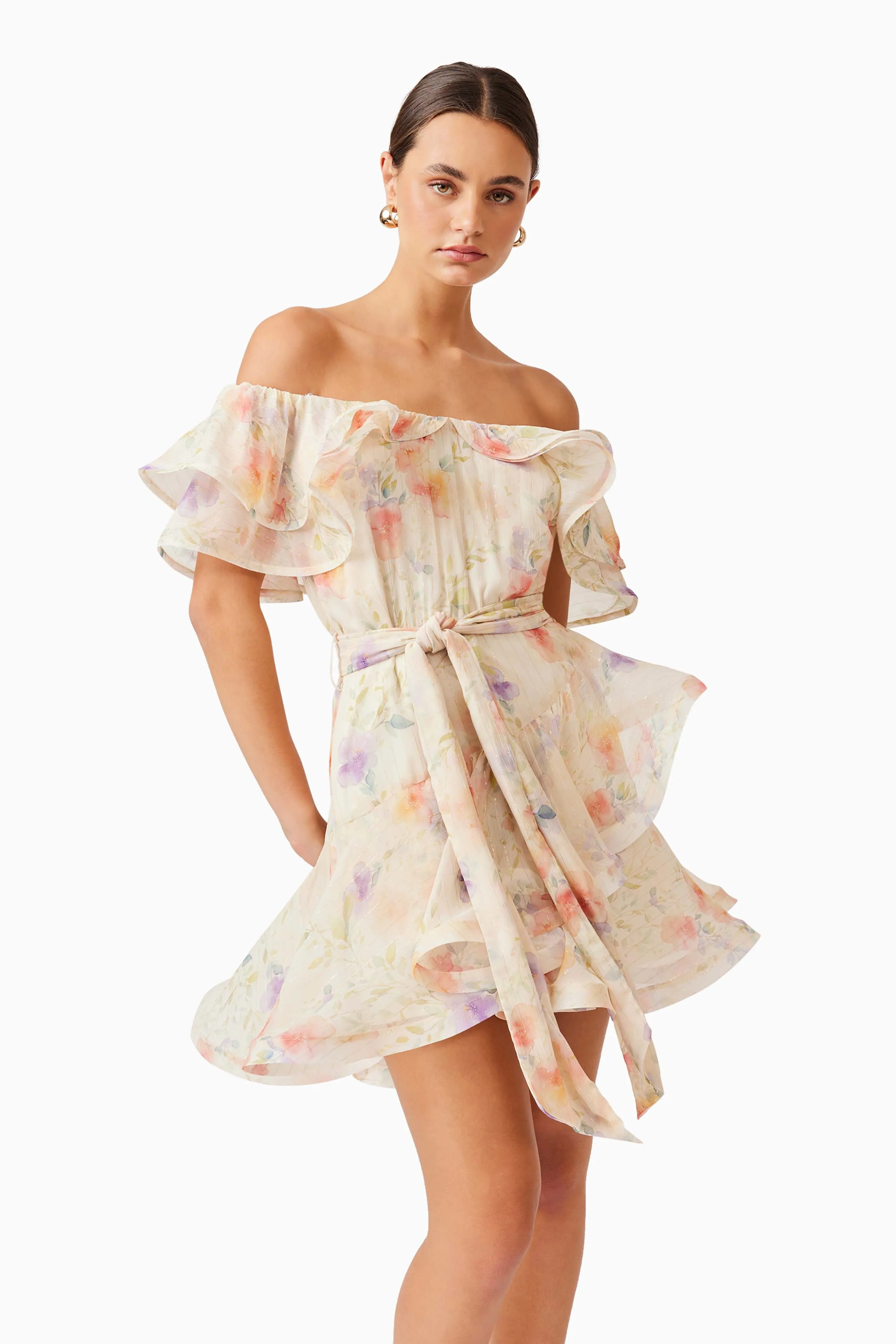 Livette Mini Dress in Floral sold by Elliatt product image thumbnail 5