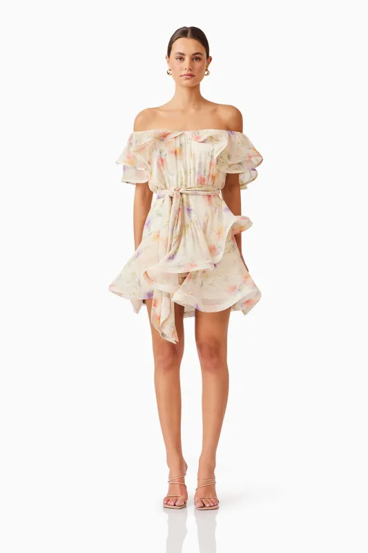 Livette Mini Dress in Floral sold by Elliatt