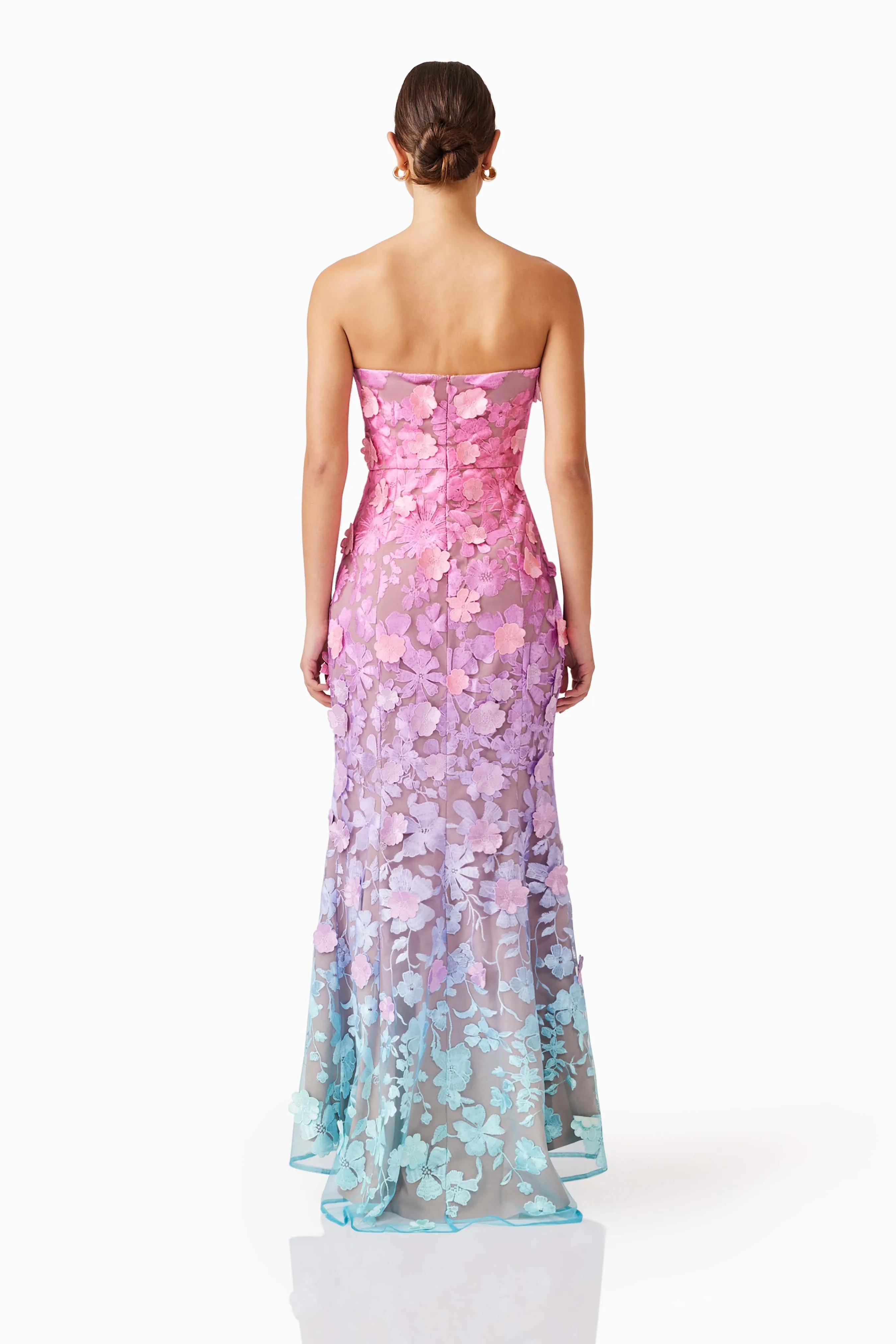 Elle Gown in Pink & Blue Ombre sold by Elliatt product image thumbnail 4