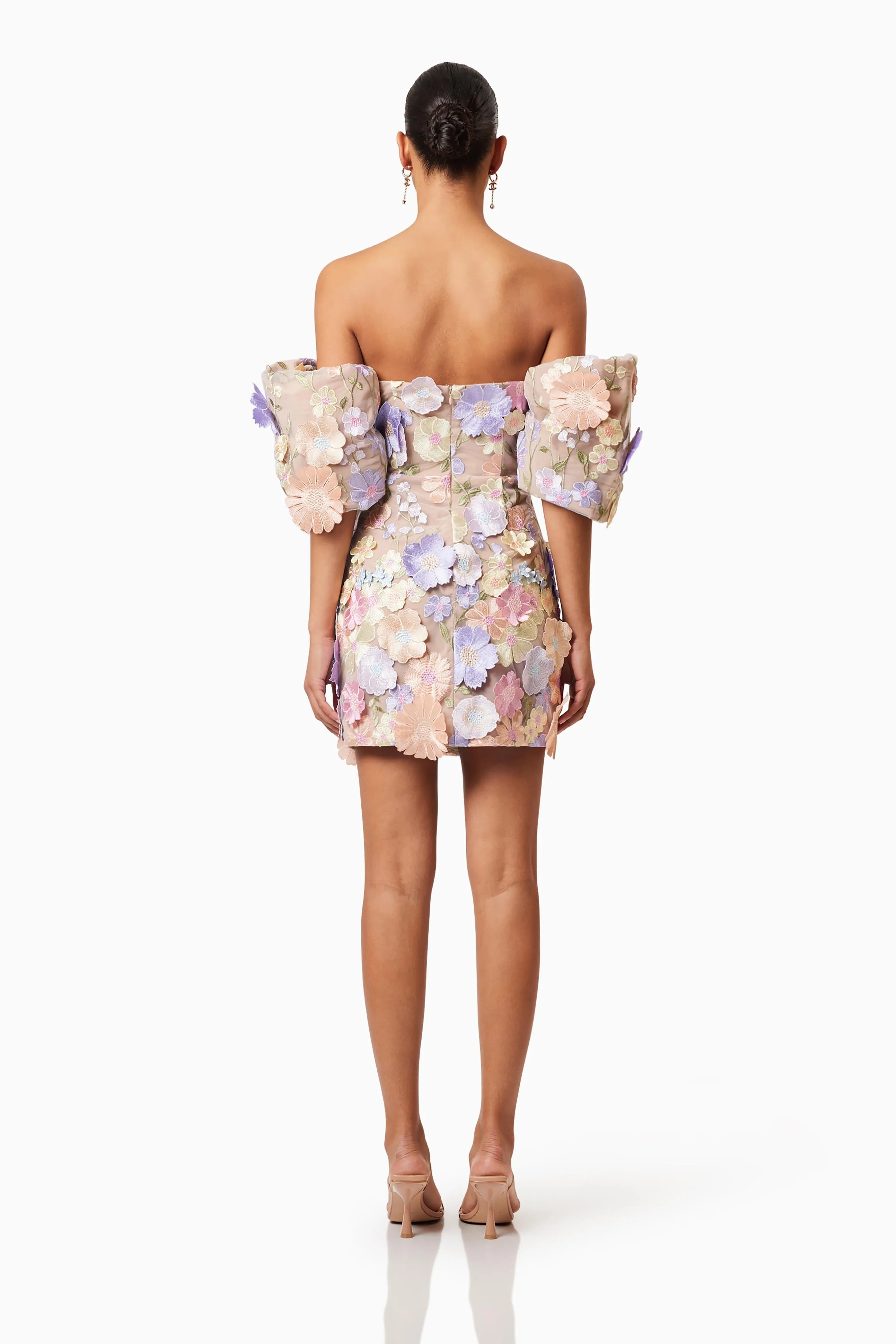 Perry Embellished Mini Dress in Purple sold by Elliatt product image thumbnail 5