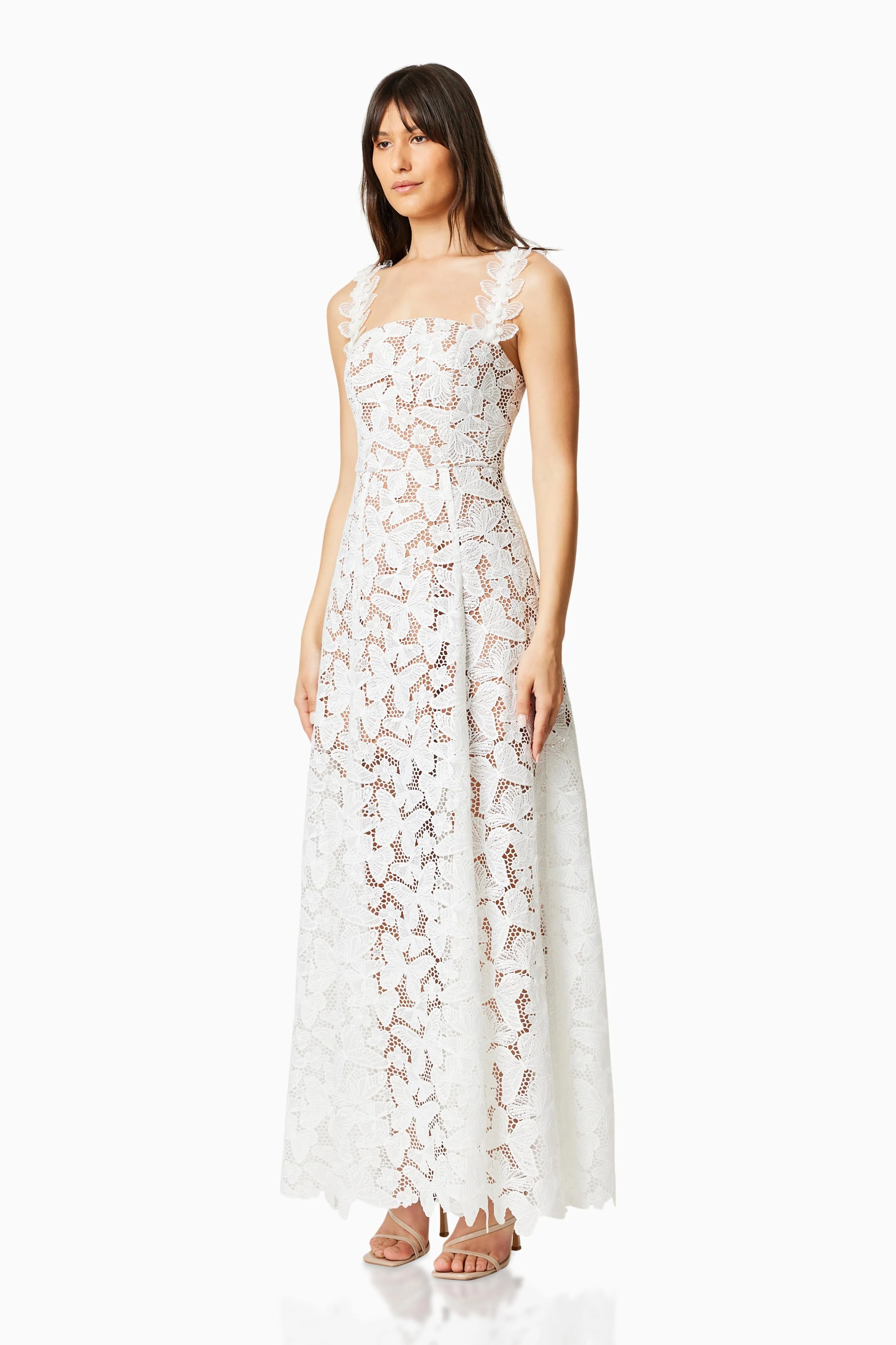 Symi Lace Maxi Dress In White sold by Elliatt product image thumbnail 3