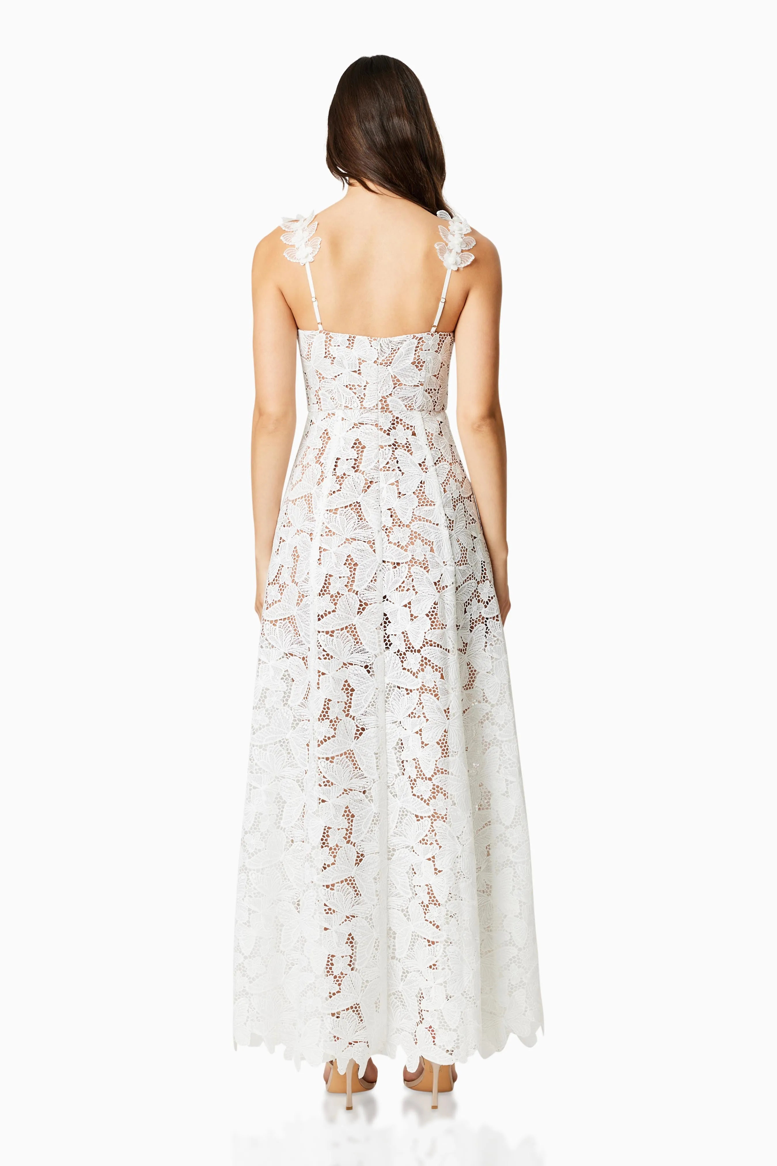 Symi Lace Maxi Dress In White sold by Elliatt product image thumbnail 5