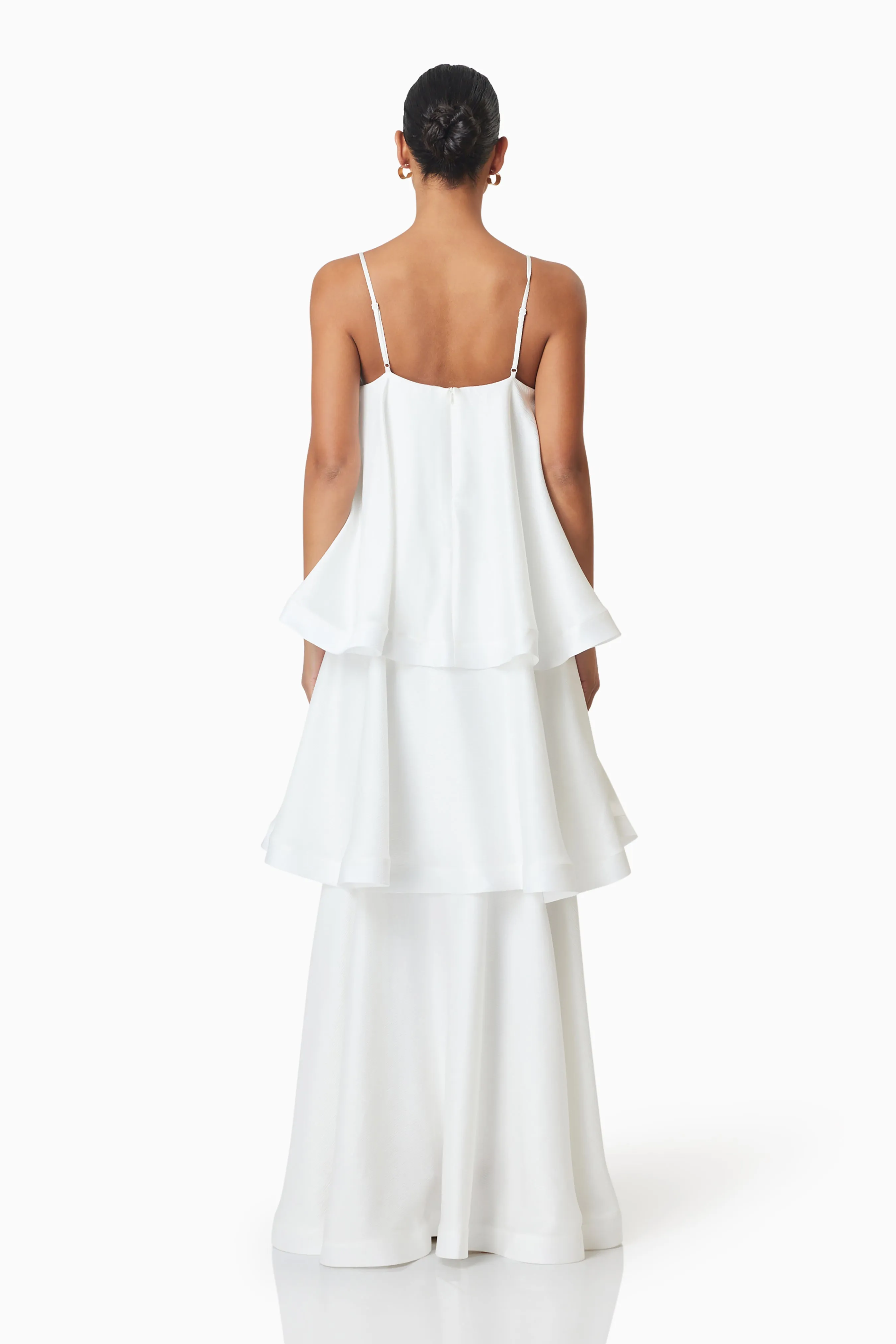 Tilly Tiered Maxi Dress in White sold by Elliatt product image thumbnail 5