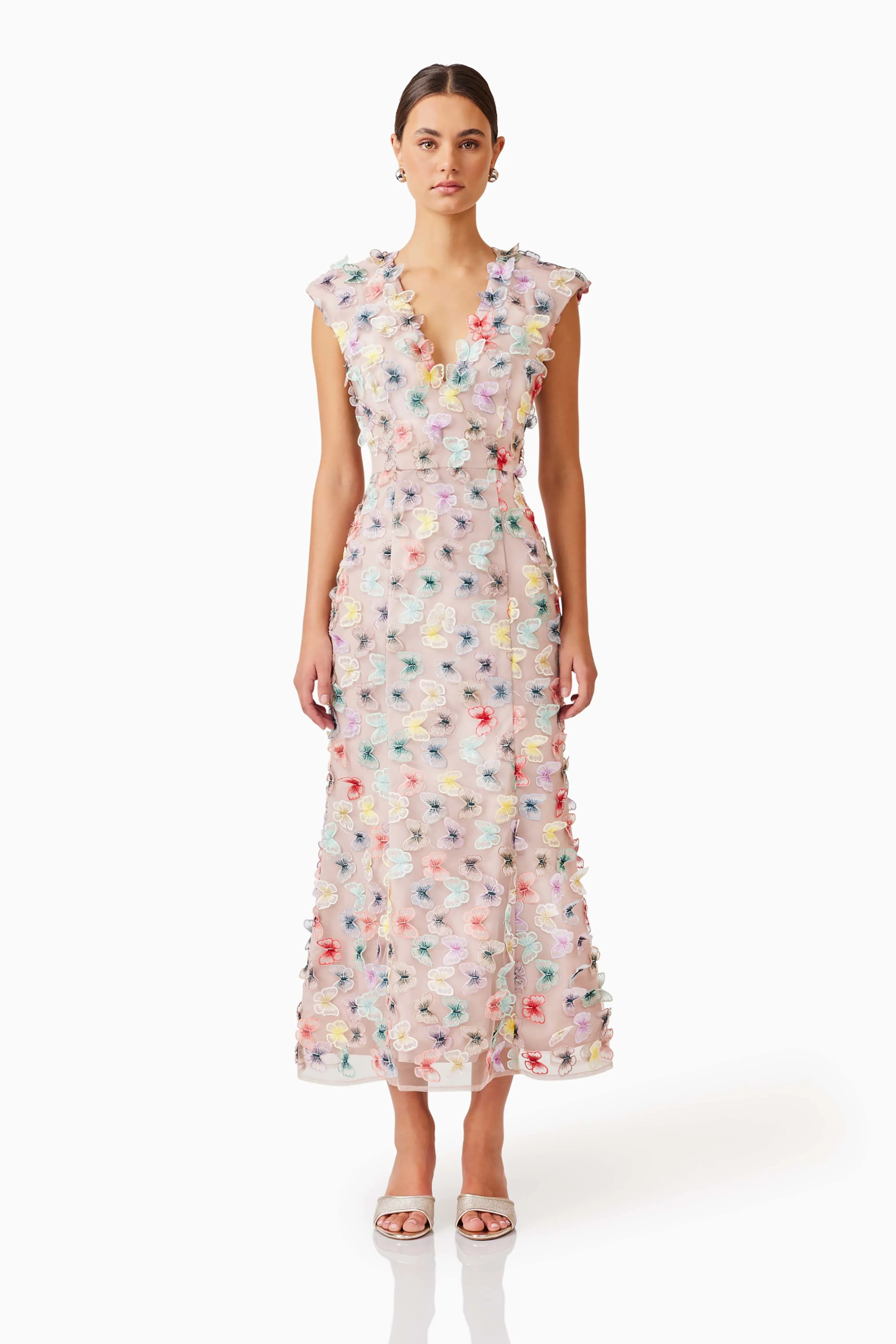 Aviva Maxi Dress in Pink sold by Elliatt