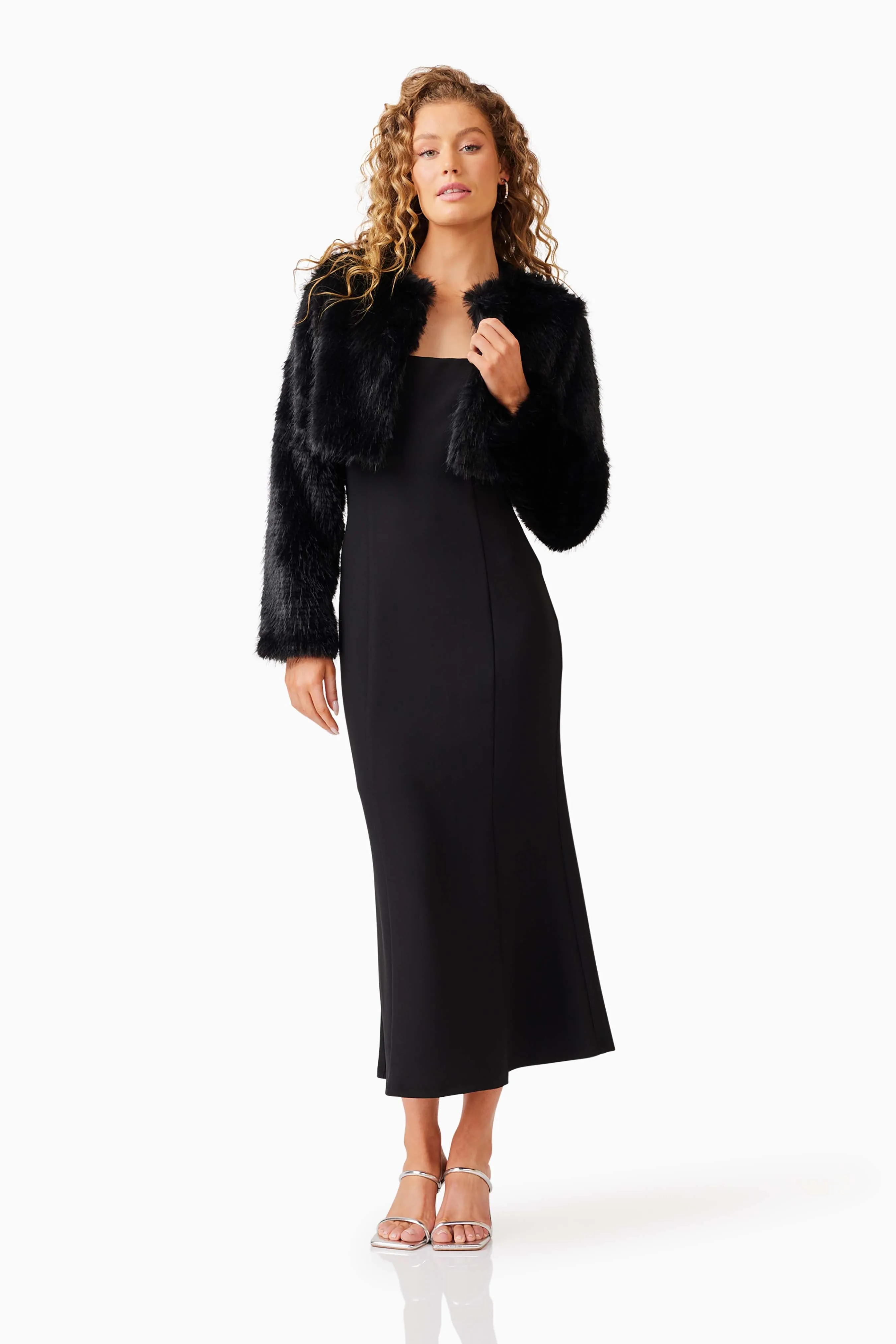 Desiree Cropped Jacket in Black sold by Elliatt product image thumbnail 3