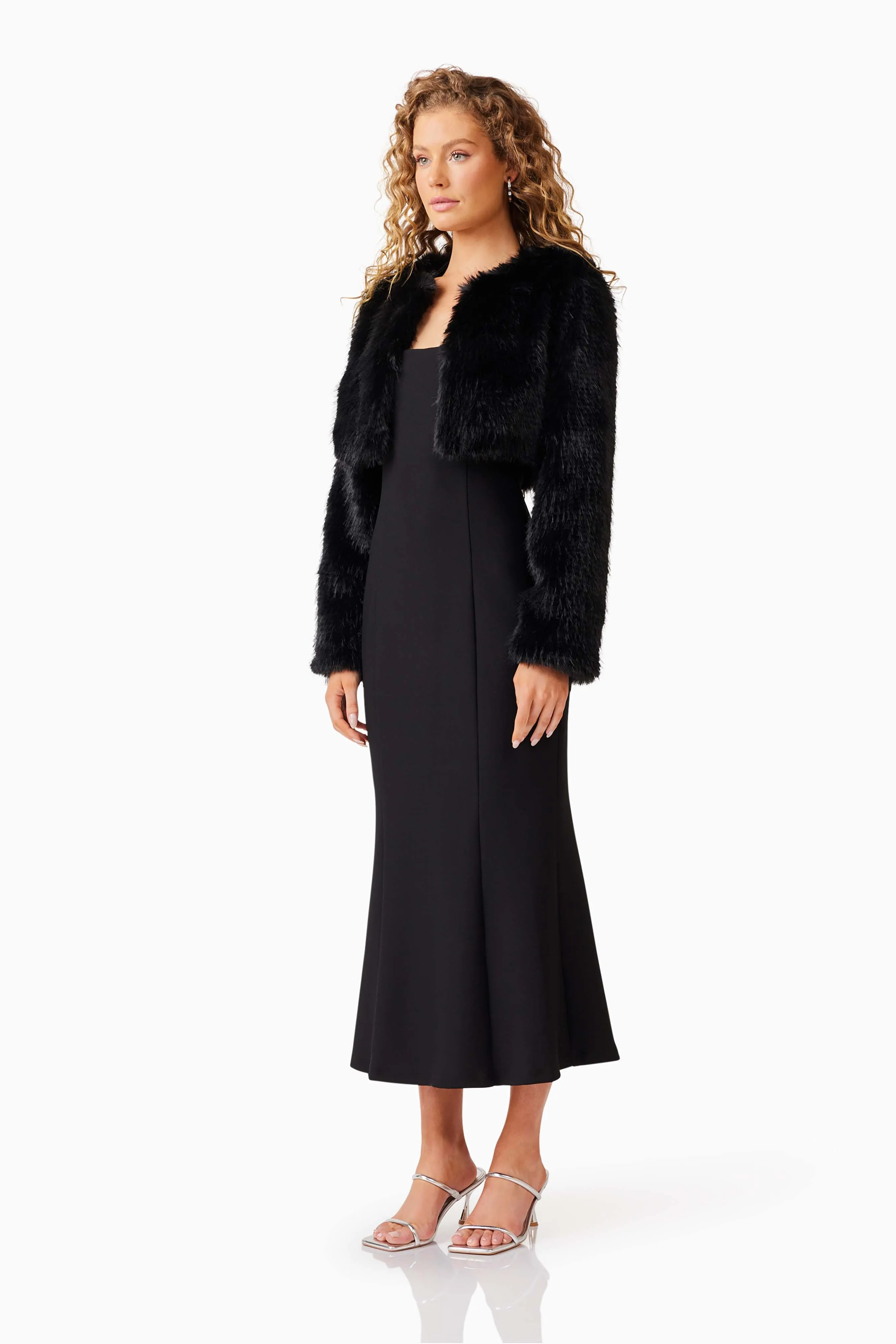 Desiree Cropped Jacket in Black sold by Elliatt product image thumbnail 2