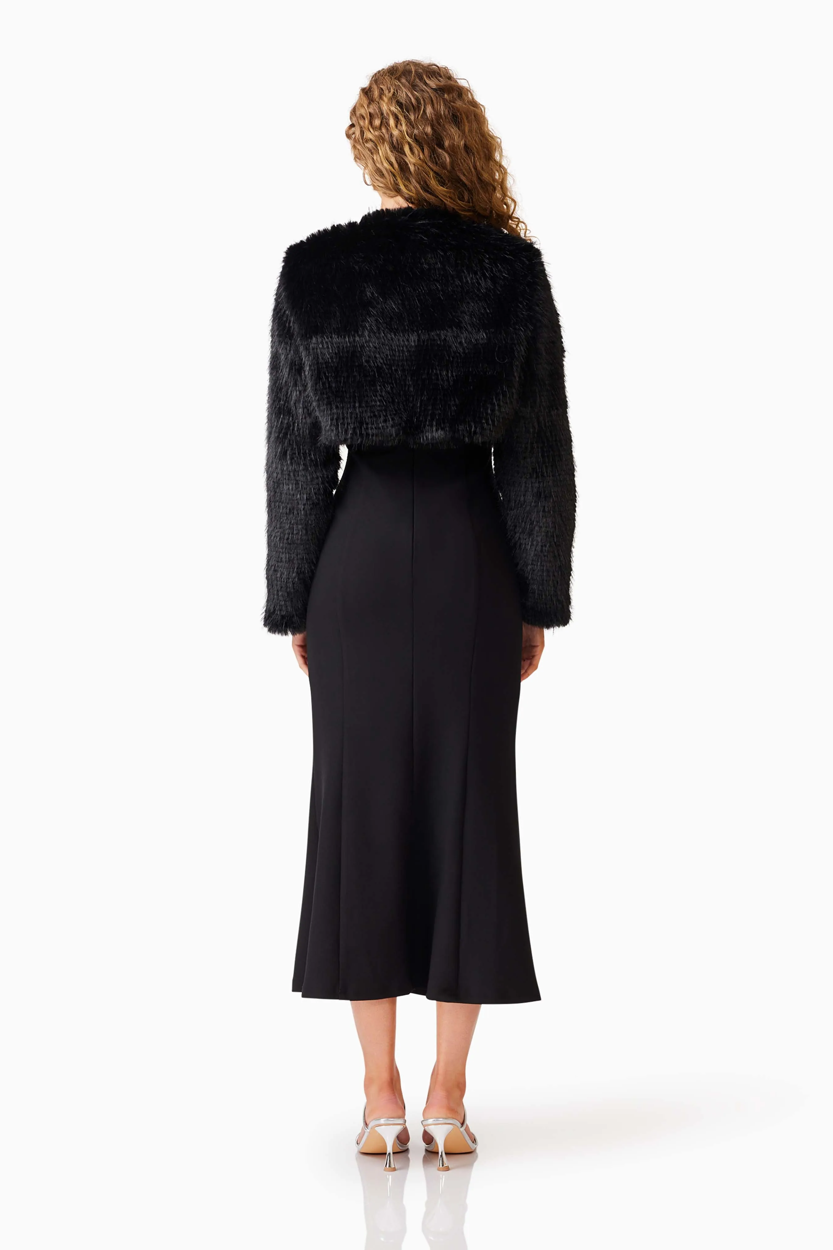 Desiree Cropped Jacket in Black sold by Elliatt product image thumbnail 4