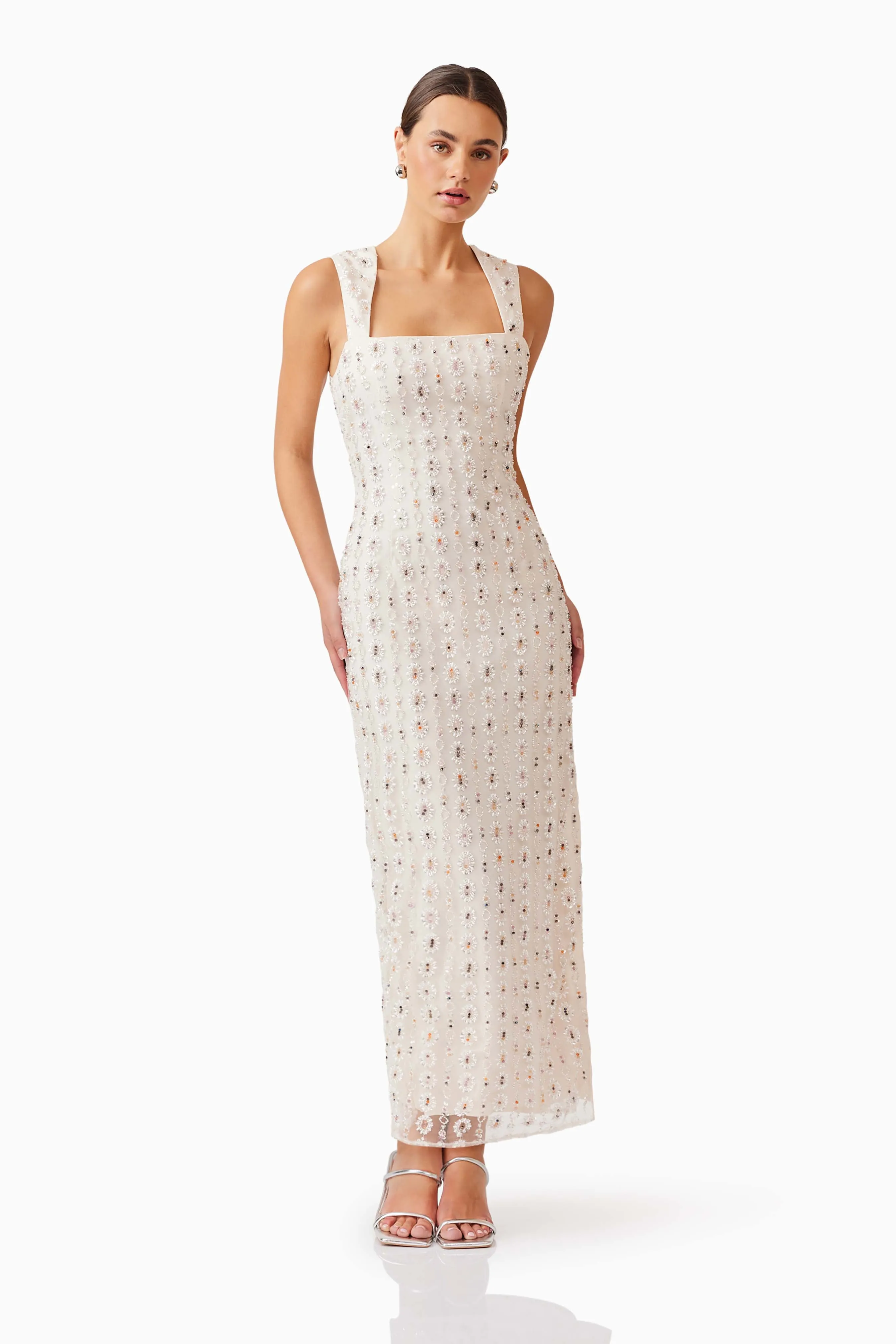 Kristina Maxi Dress in White sold by Elliatt product image thumbnail 4