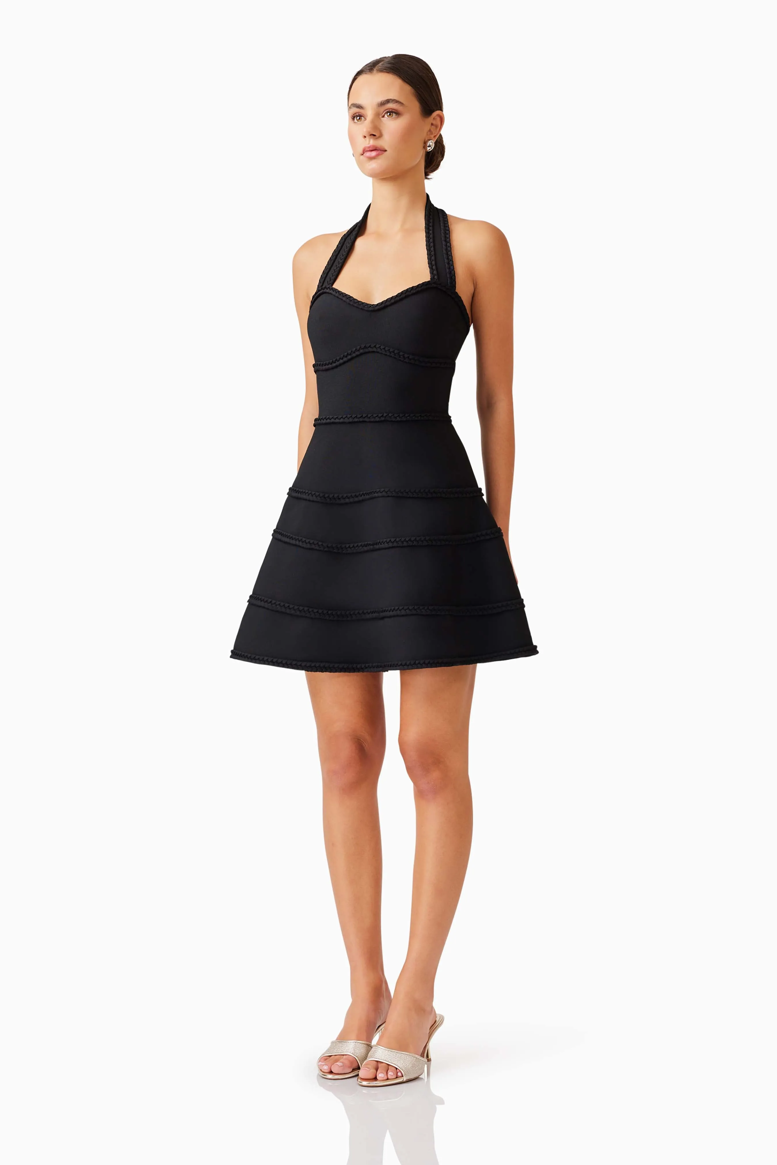 Katlyn Halter Mini Dress in Black sold by Elliatt product image thumbnail 3