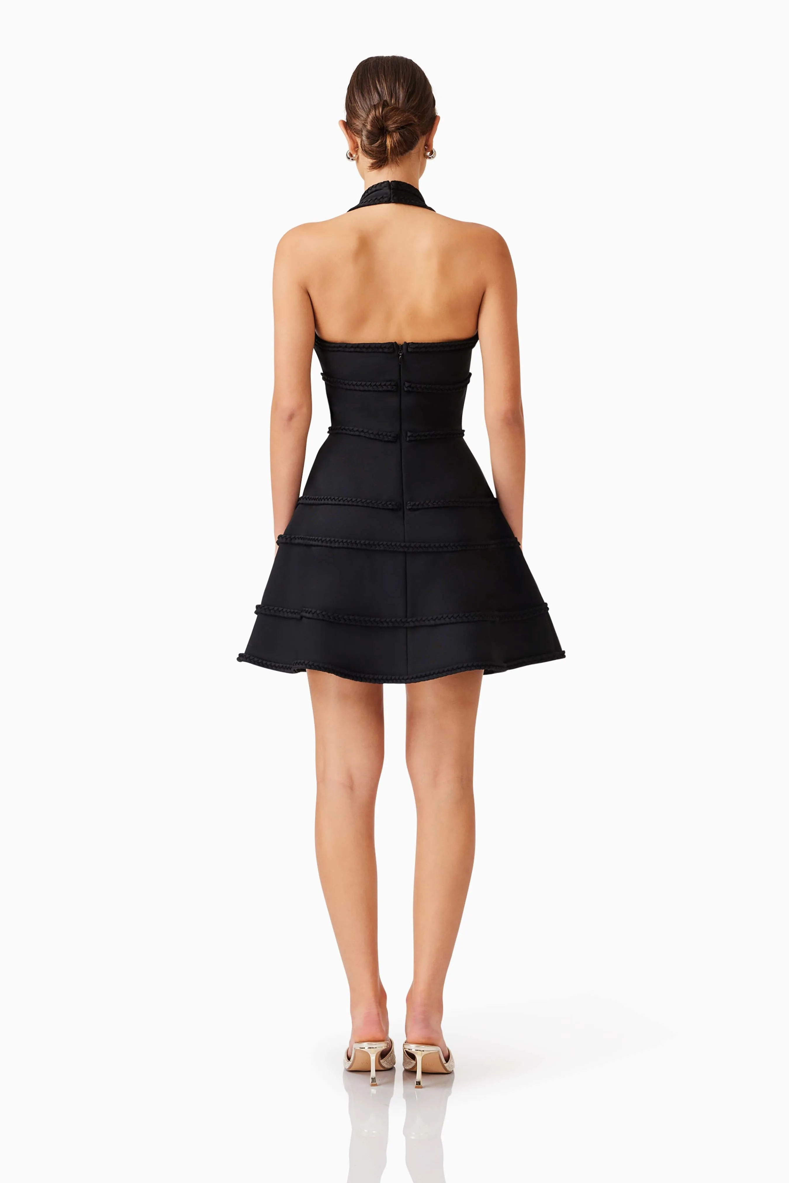 Katlyn Halter Mini Dress in Black sold by Elliatt product image thumbnail 5