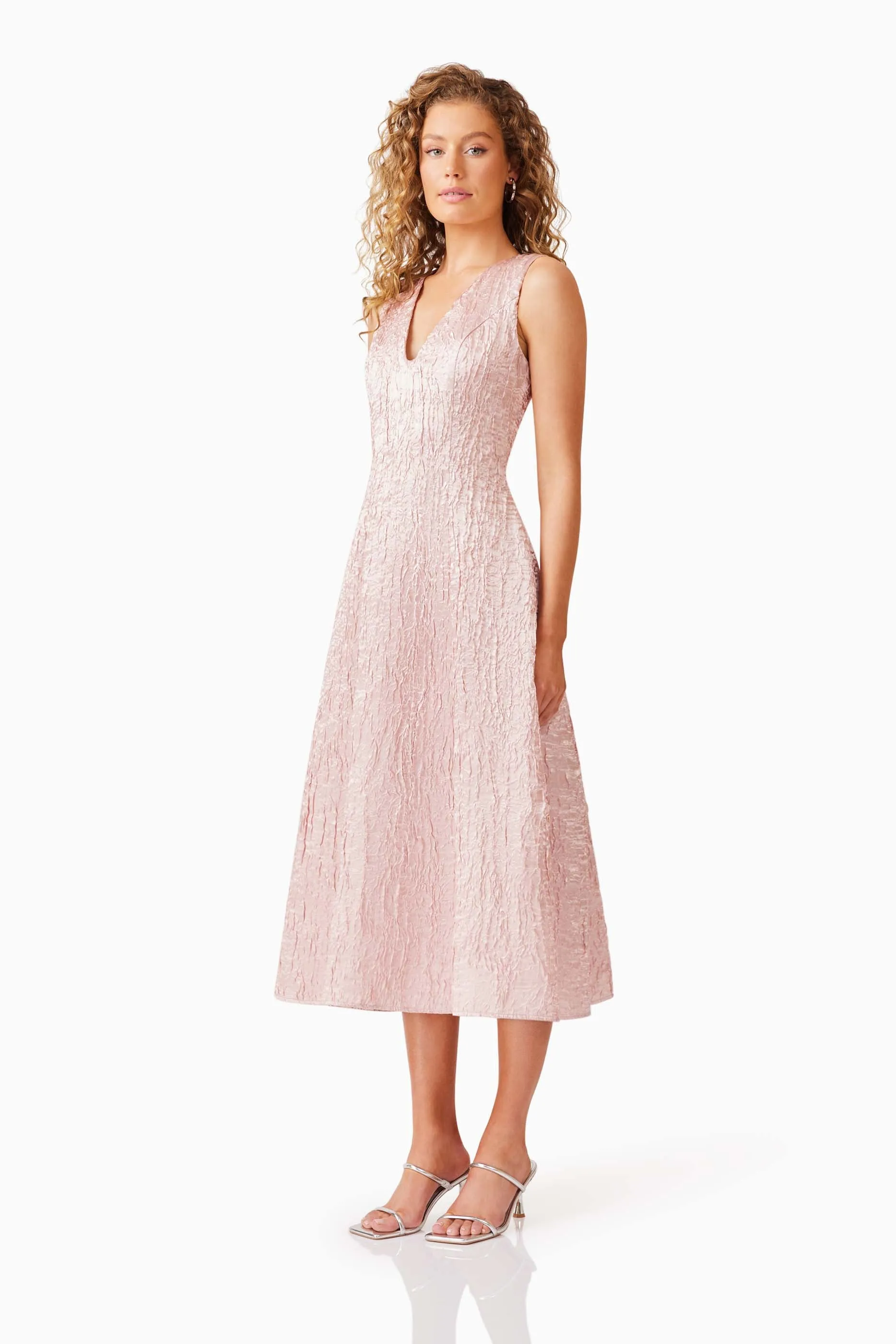 Joesphine Midi Dress in Pink sold by Elliatt product image thumbnail 3